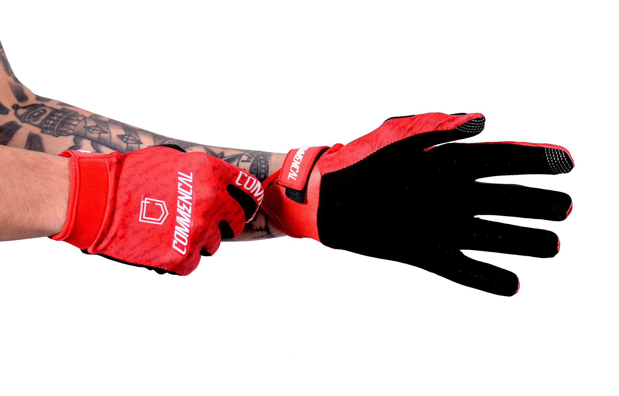 GUANTES COMMENCAL ROJOS SCRATCH image number 1