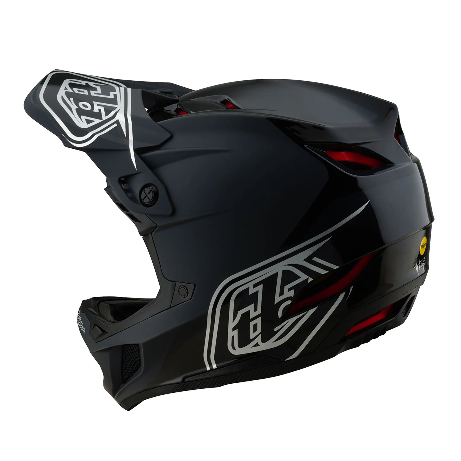 CASCO TROY LEE DESIGNS D4 POLYACRYLITE - SHADOW BLACK image number 0