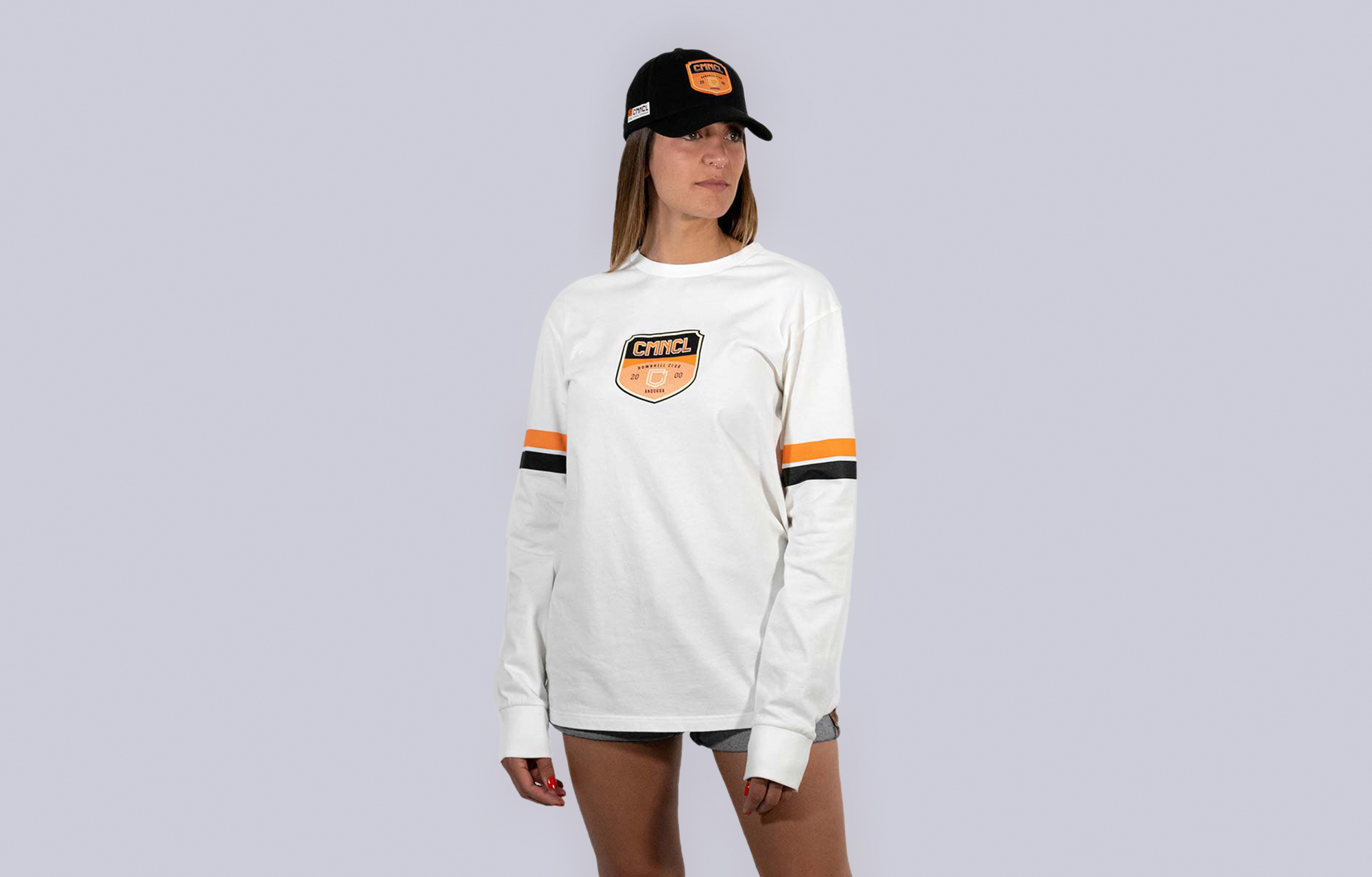COMMENCAL CMNCL DH CLUB LOOSE FIT LONG SLEEVE T-SHIRT GREIGE image number 1