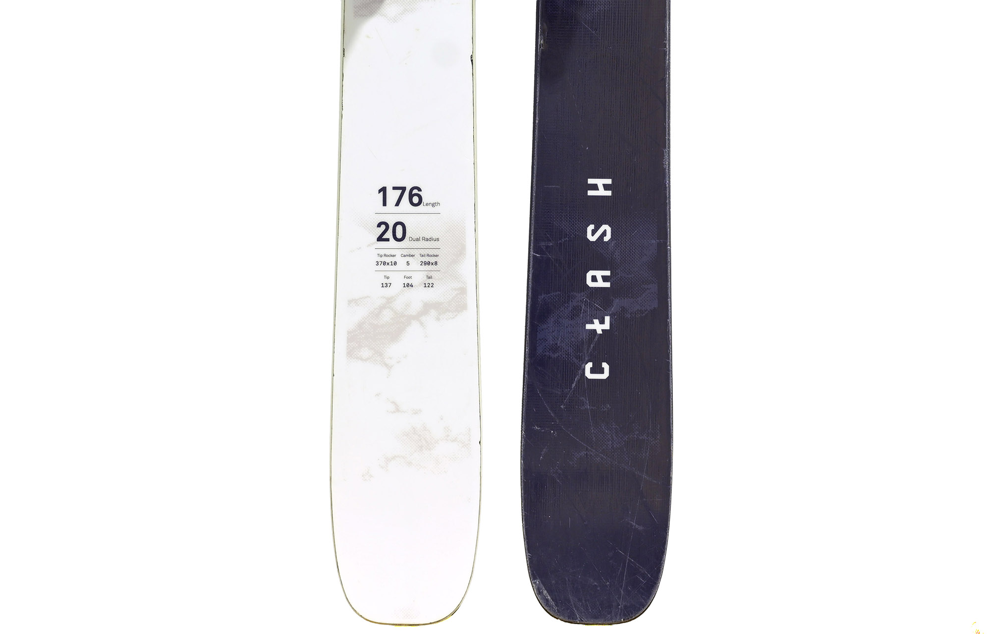 SKIS COMMENCAL CLASH BLACK & WHITE / FIX MARKER GRIFFON 13 TCX- 176 (21410302) image cover number large 5