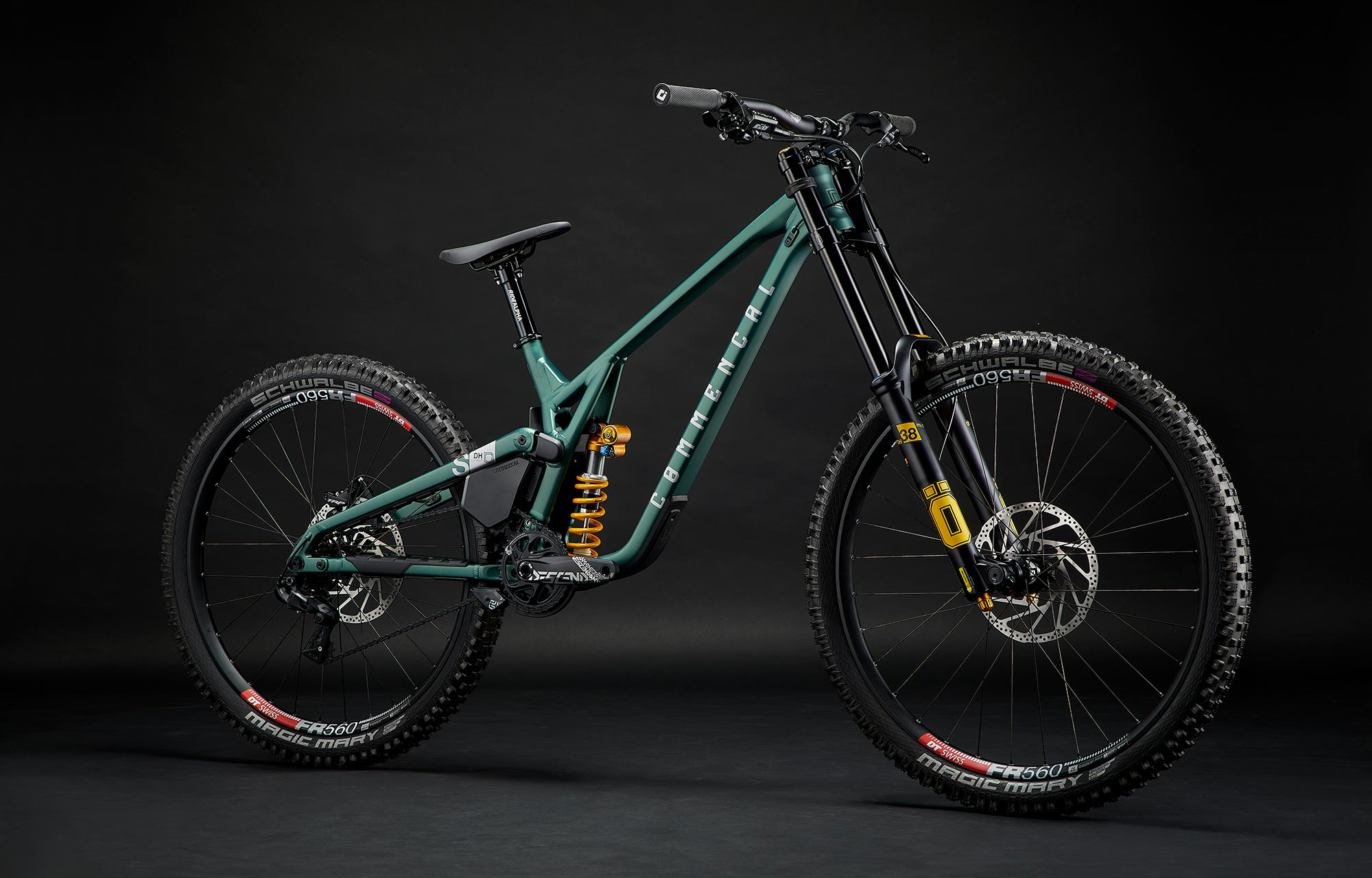 COMMENCAL SUPREME DH V5 OHLINS EDITION METALLIC GREEN image number null