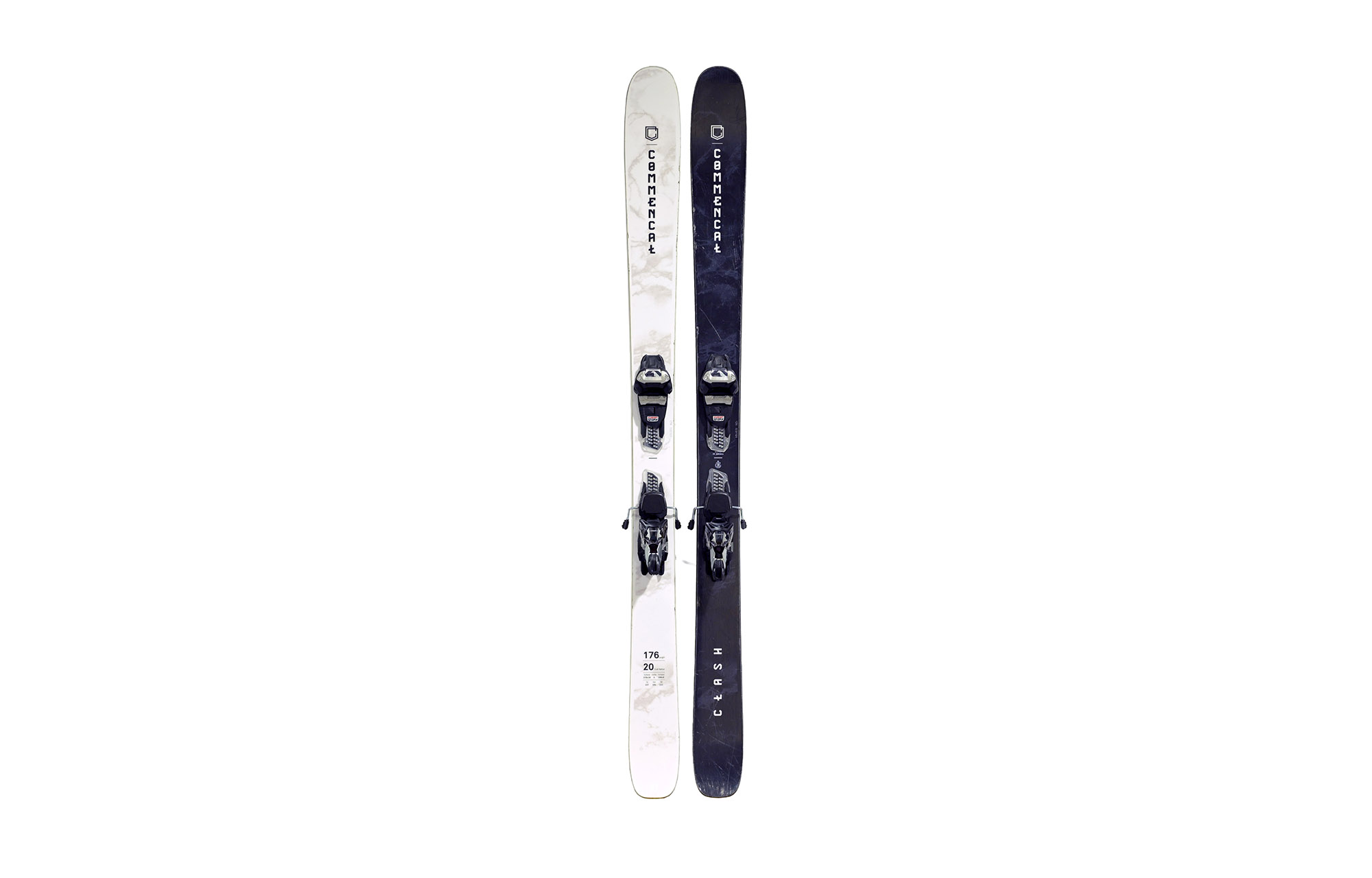 SKIS COMMENCAL CLASH BLACK & WHITE / FIX MARKER GRIFFON 13 TCX- 176 (21410302) image cover number 0