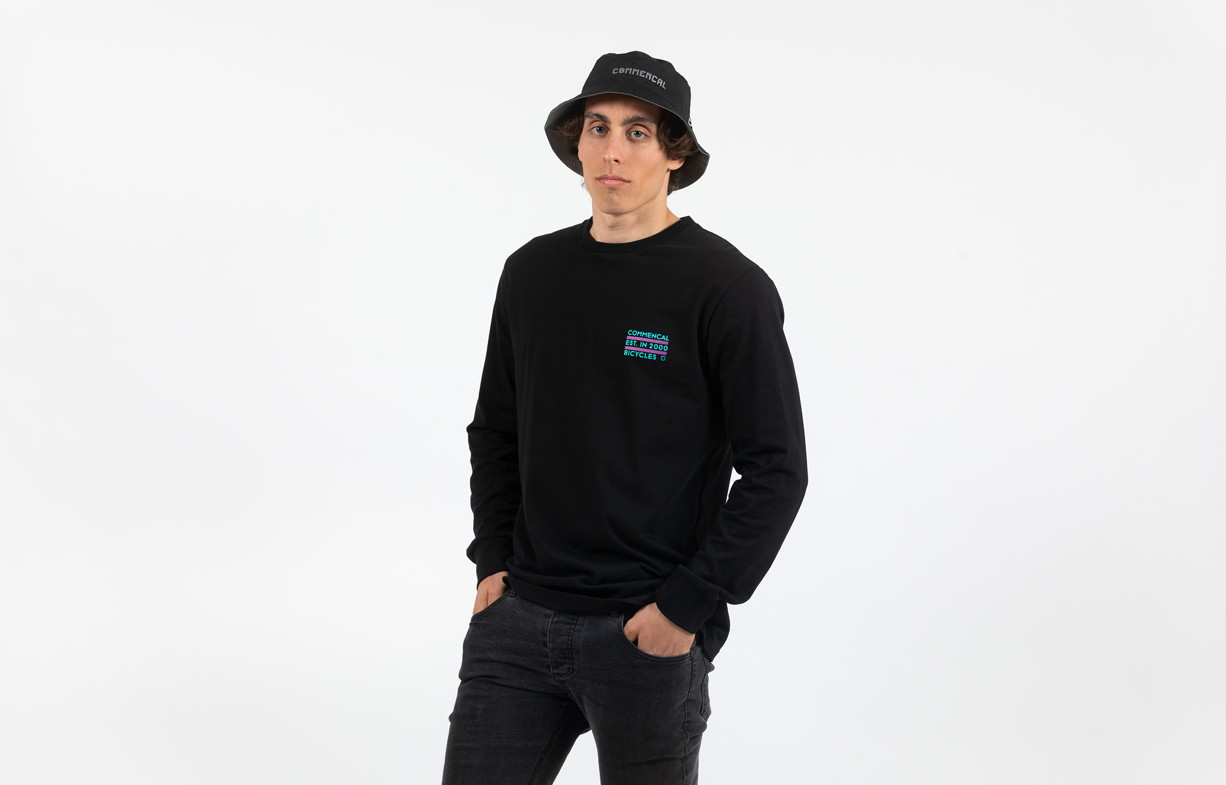 CAMISETA DE MANGA LARGA COMMENCAL NEON BLACK image number 0