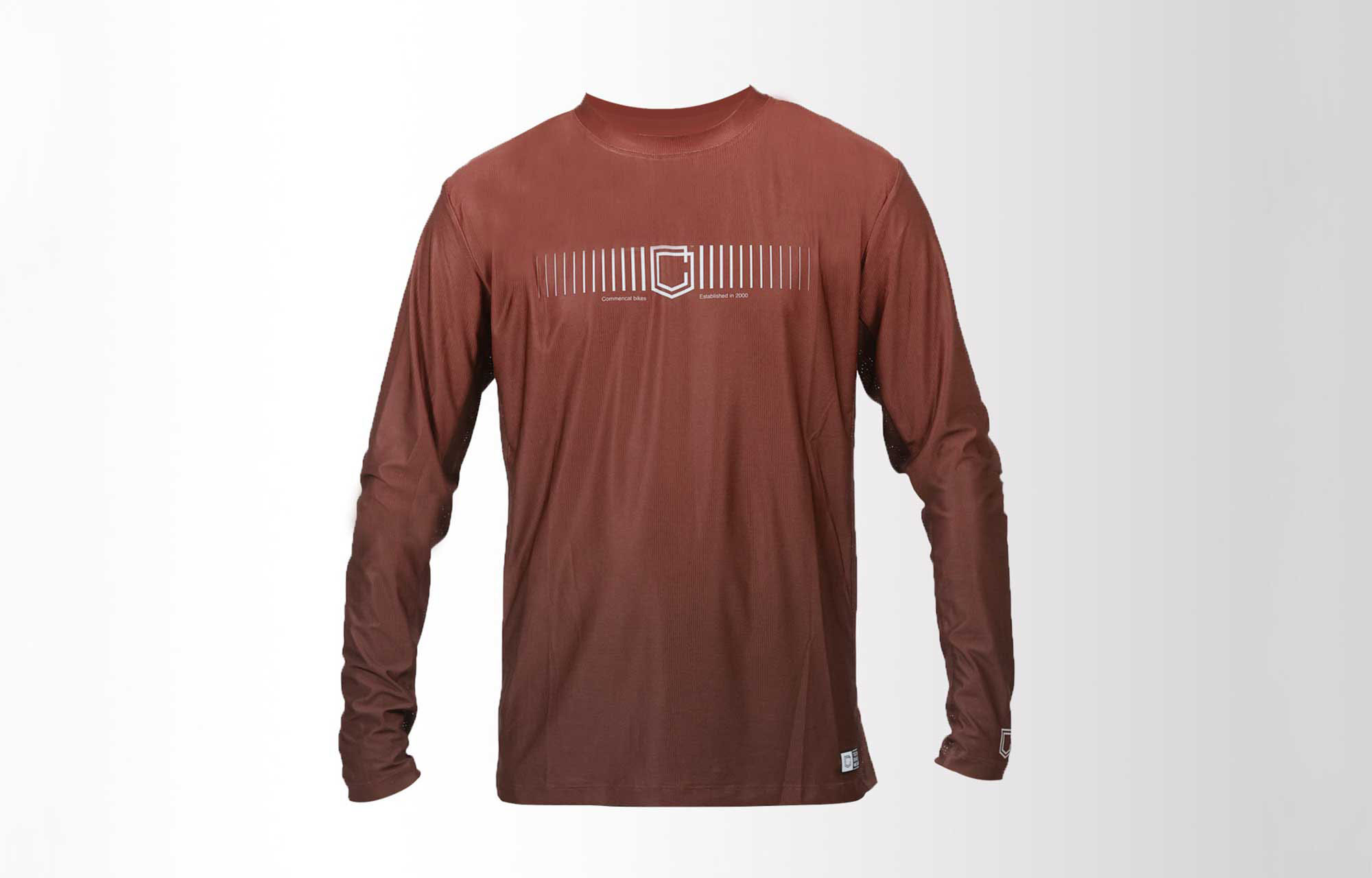 COMMENCAL LIGHTECH LONG SLEEVE JERSEY ESSENTIAL RED DIRT image number 0