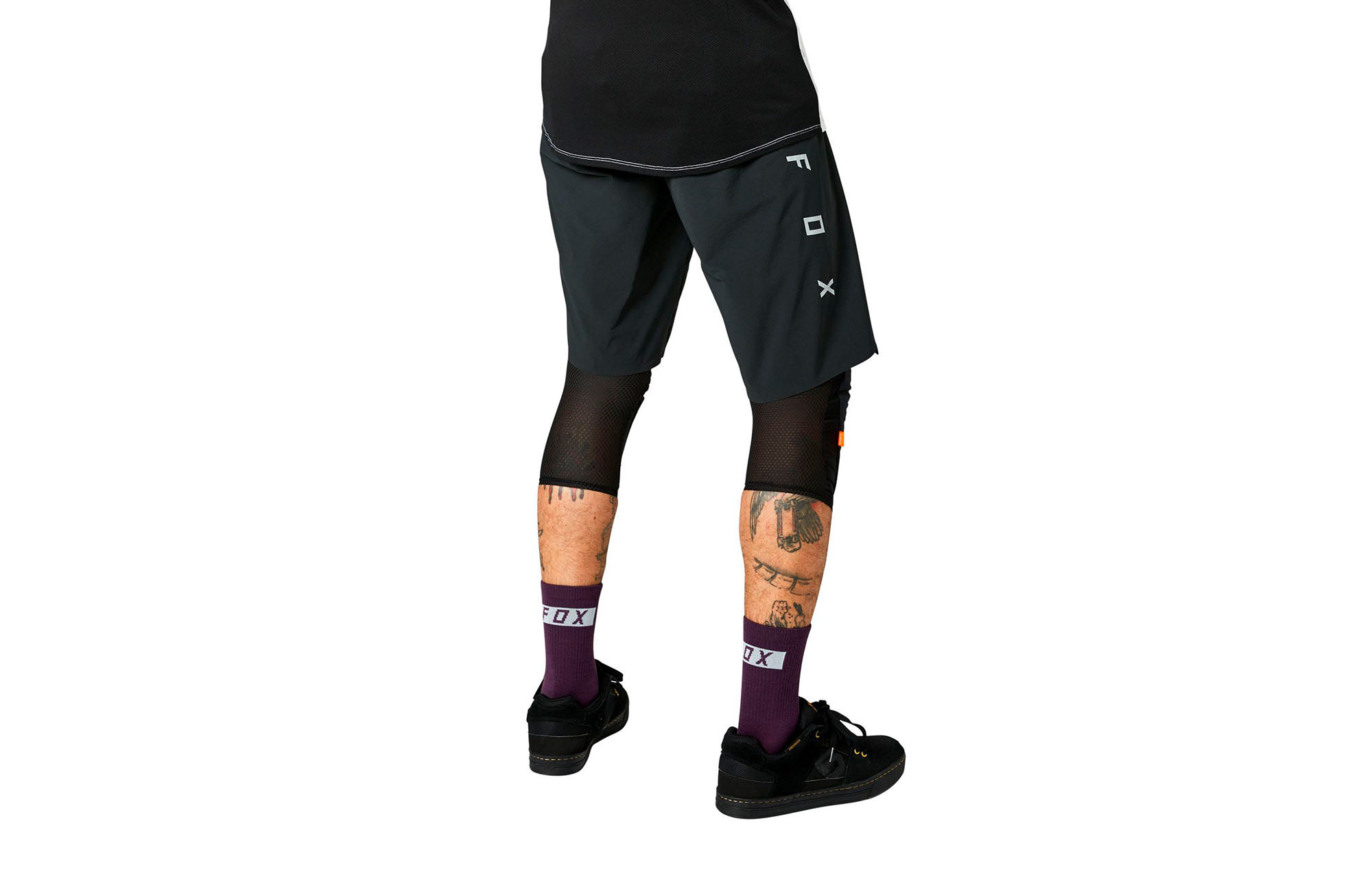 FOX FLEXAIR SHORTS BLACK image number 1