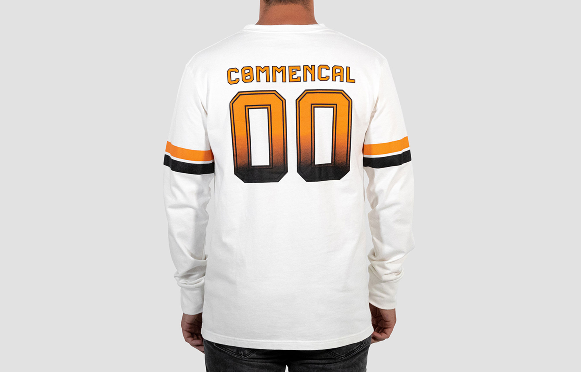 COMMENCALCMNCL DH CLUB LOOSE FIT LONG SLEEVE T-SHIRT GREIGE image number 0