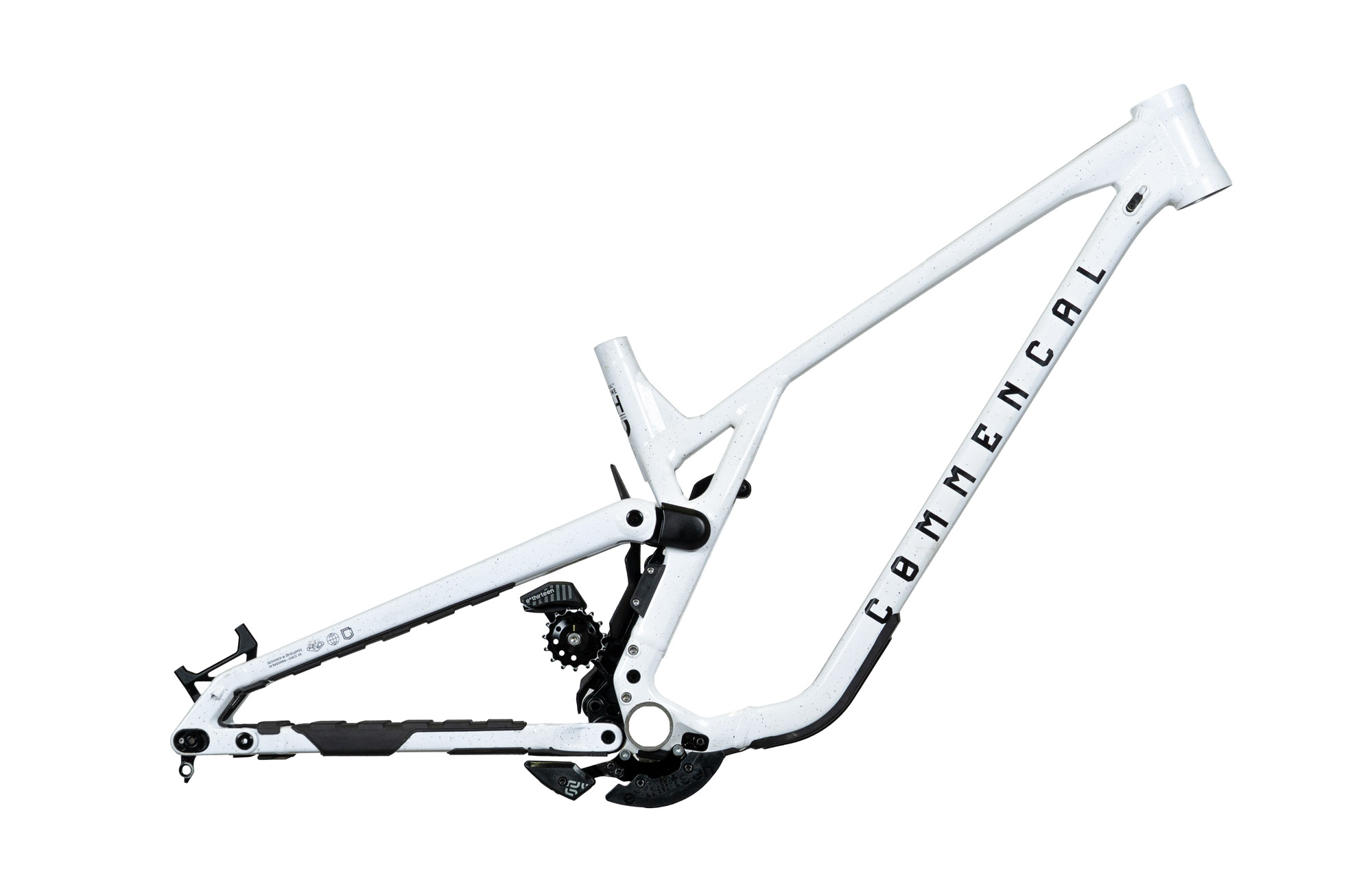 FRAME COMMENCAL SUPREME DH V5 GLITTERY WHITE - L (24252803) image cover number 0