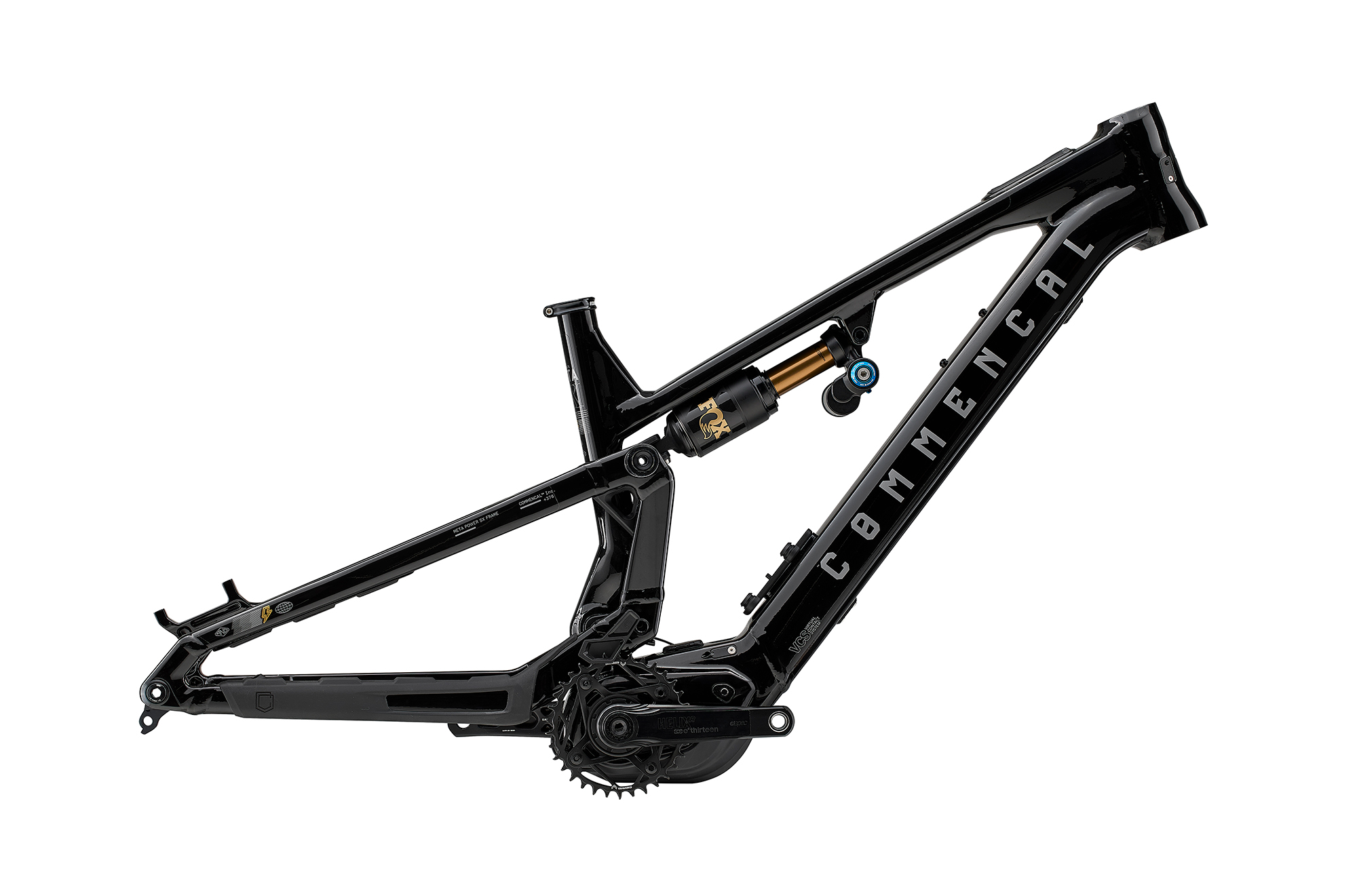 FRAME COMMENCAL VIP META POWER SX AVINOX PURE BLACK 2026