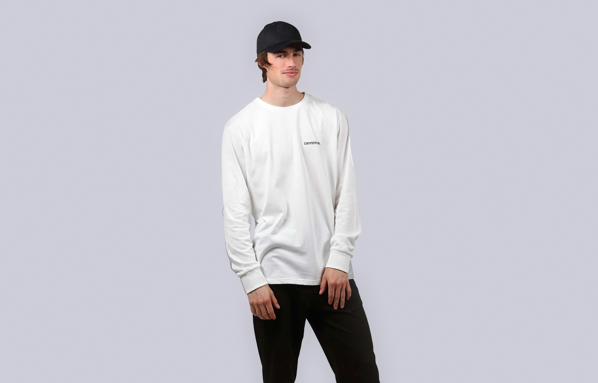CAMISETA MANGA LARGA COMMENCAL OIL SLICK WHITE image number 0