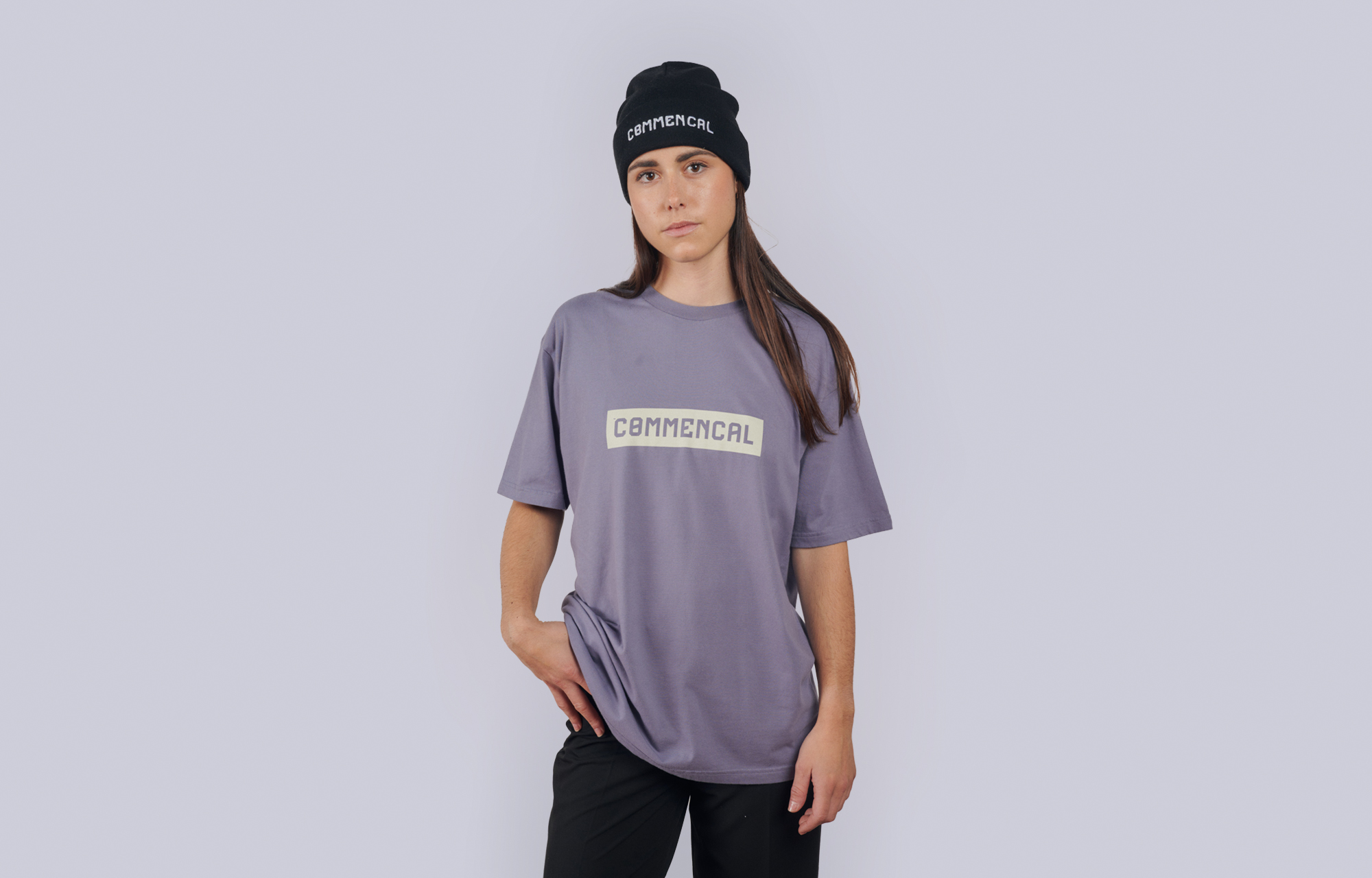 T-SHIRT COMMENCAL CORPORATE GRAPE image number 1