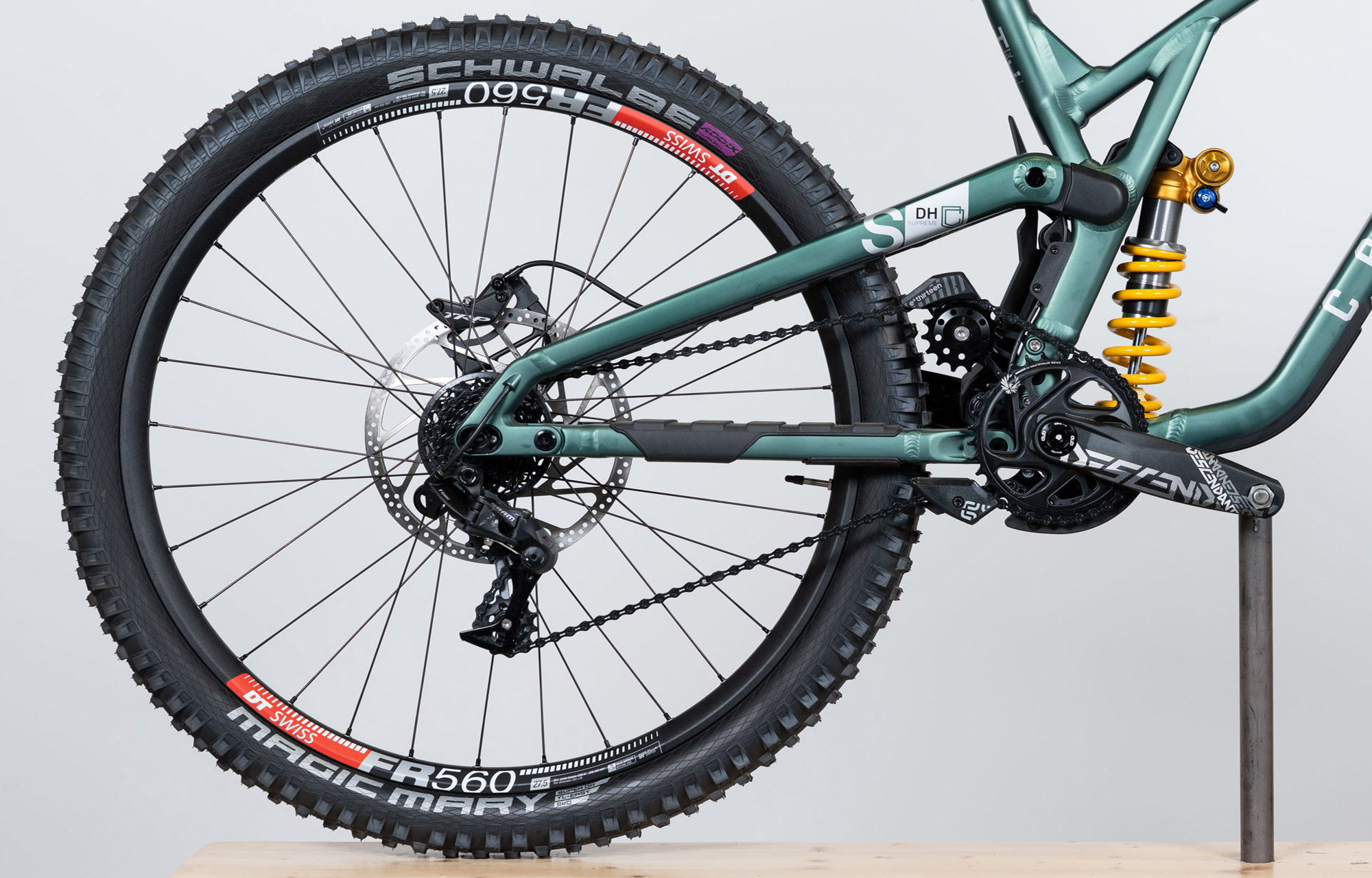 COMMENCAL SUPREME DH V5 OHLINS EDITION METALLIC GREEN - XL (22151004) image large number 0