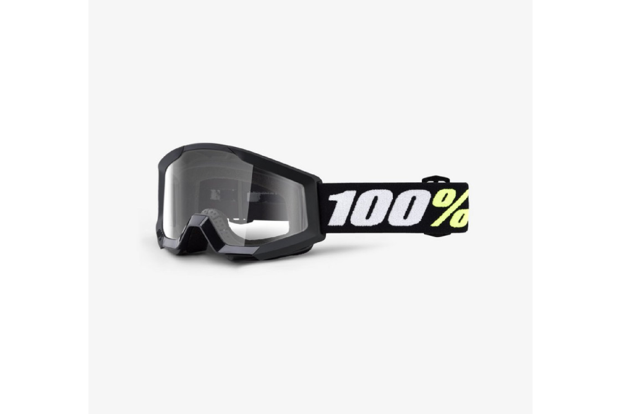 MASCHERA 100% STRATA MINI BLACK - LENTE CHIARA image number 0