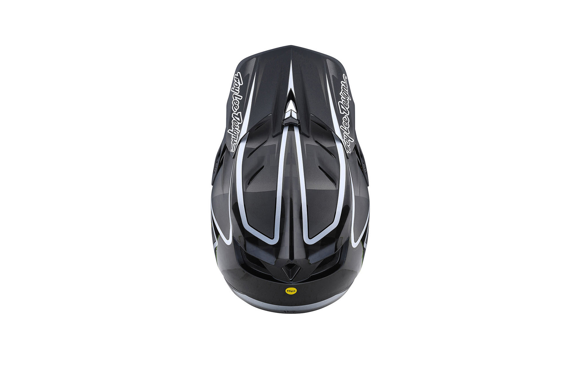 TROY LEE DESIGNS HELM D4 CARBON LINES - BLACK/GREY image number 7