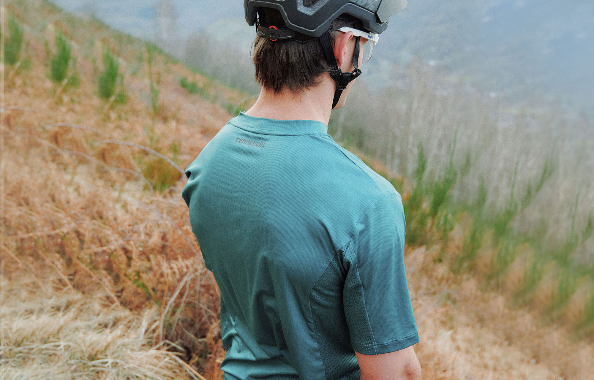 COMMENCAL CORPORATE SHORT SLEEVE JERSEY DEEP OCEAN image number 0
