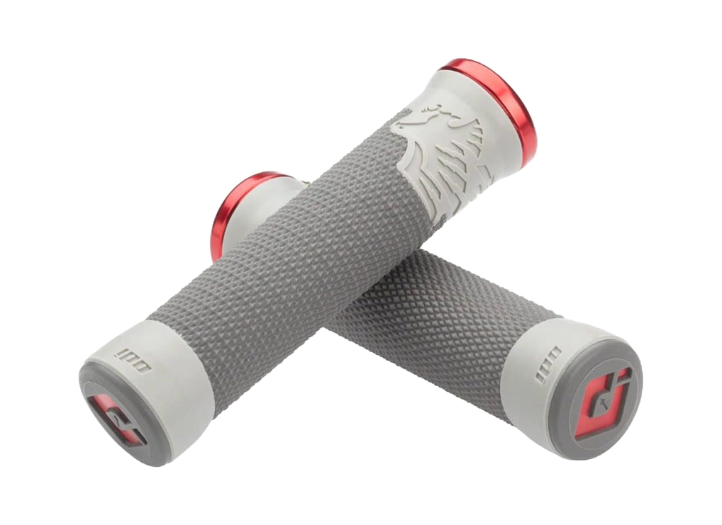 ODI AG2 LOCK-ON GRIPS GREY/RED image number null