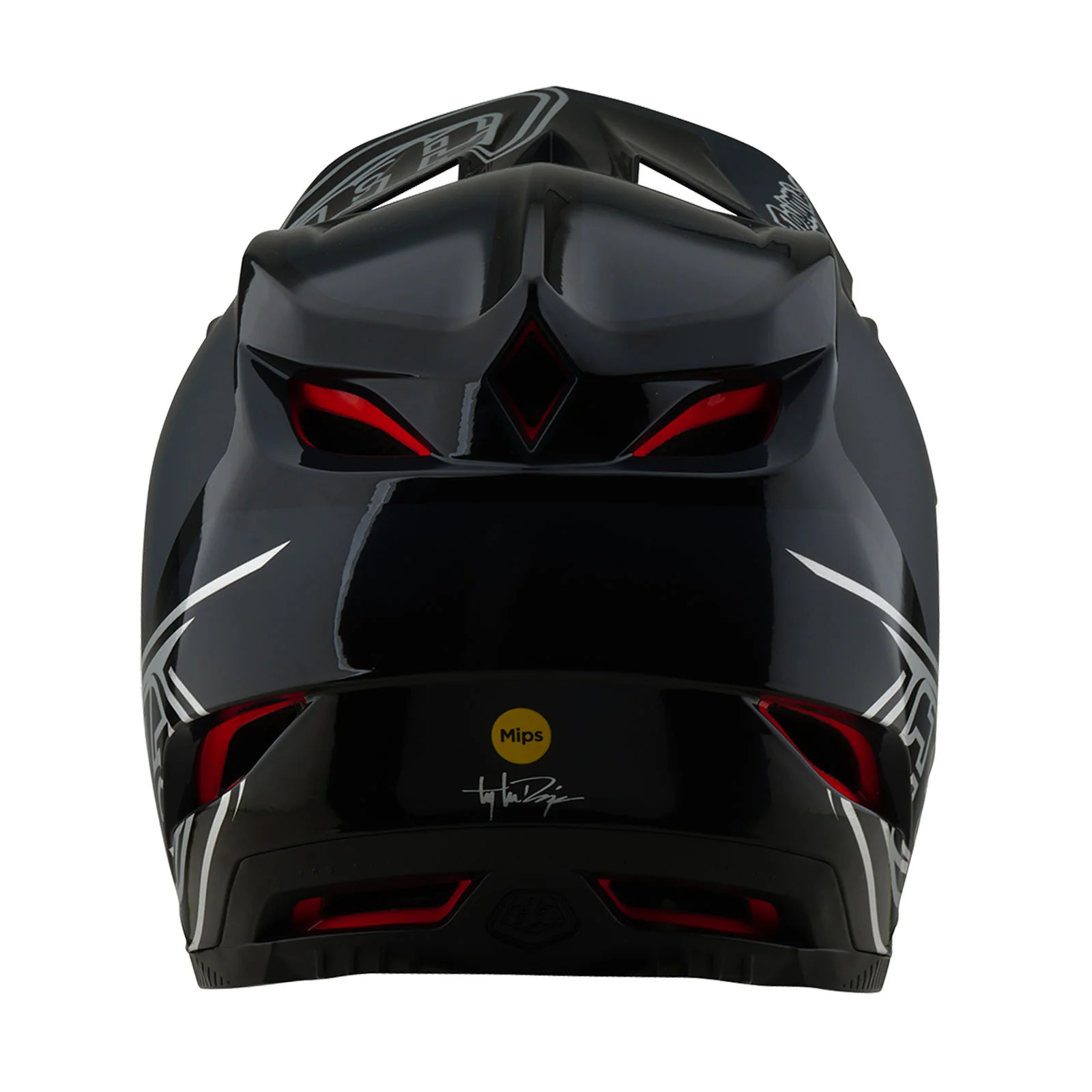 CASCO TROY LEE DESIGNS D4 POLYACRYLITE - SHADOW BLACK image number 1