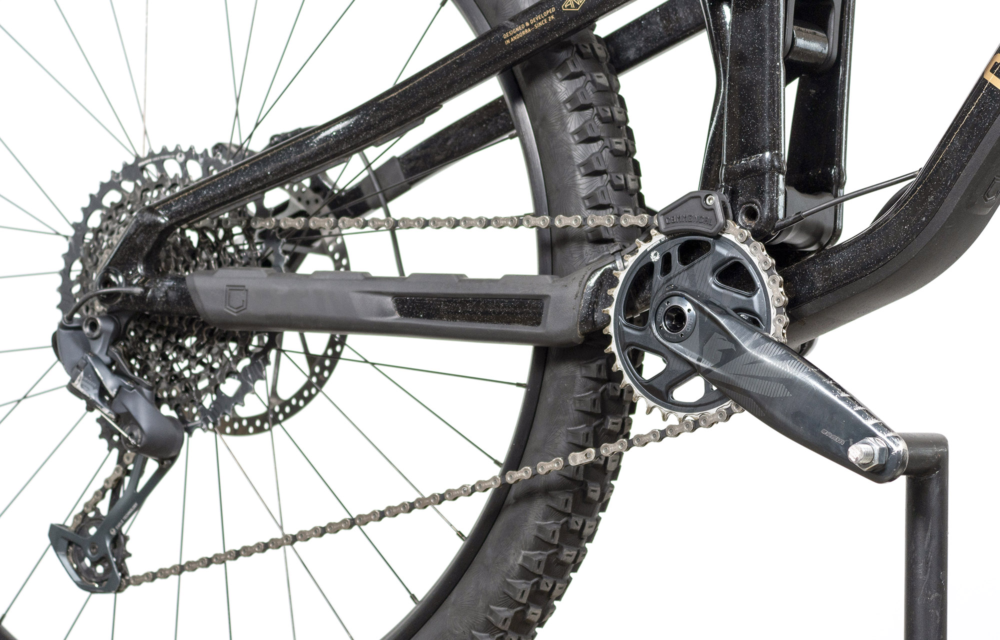 COMMENCAL META V5 OHLINS EDITION GLITTERY BLACK - L (23120803) image number null
