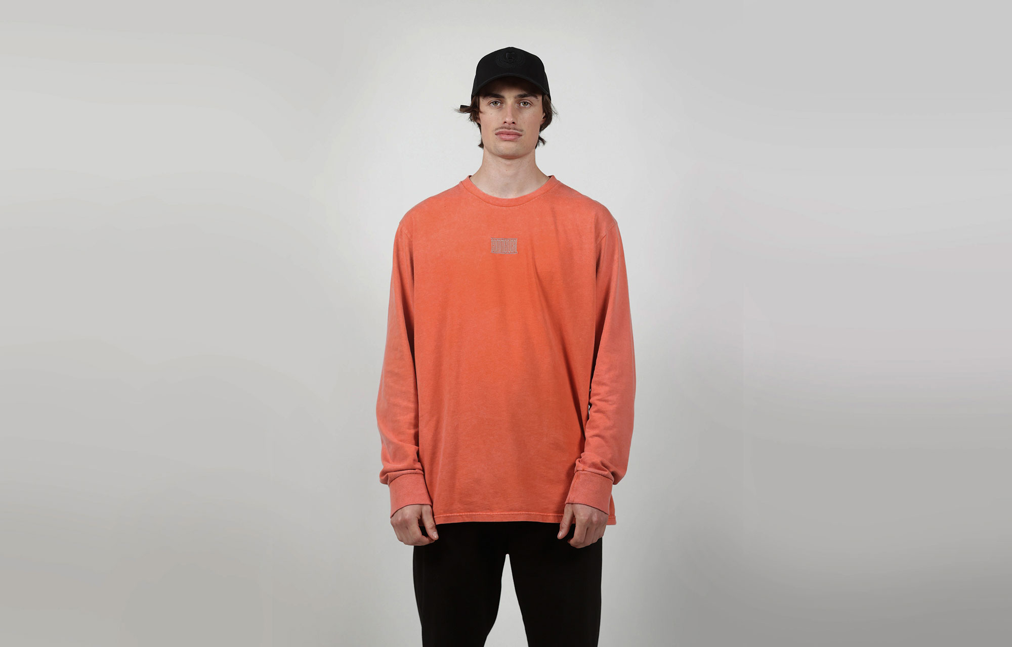 COMMENCAL LANGARM T-SHIRT WASHED TANGERINE image number 0