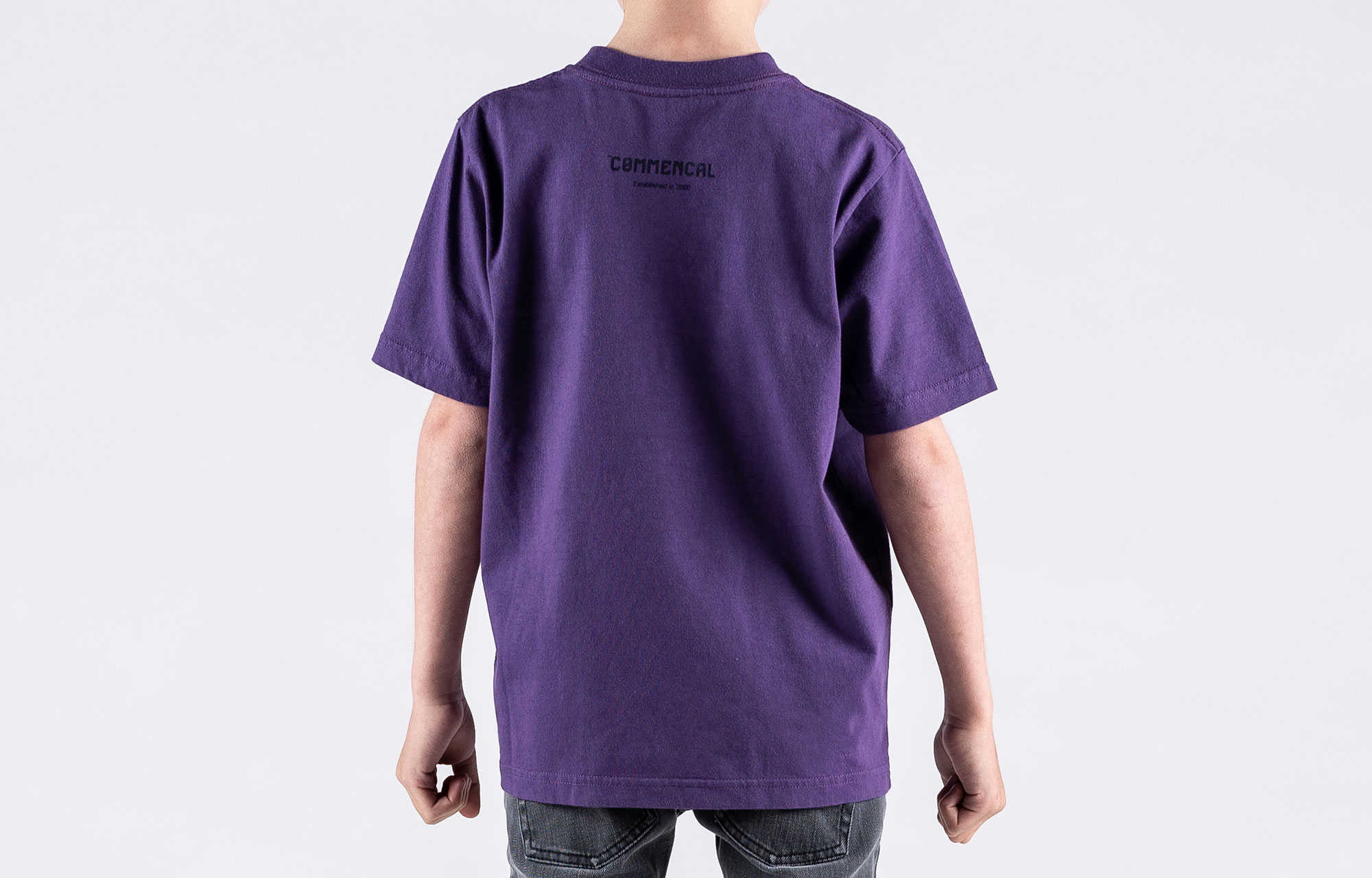 CAMISETA MANGA CORTA COMMENCAL KIDS OLD PURPLE image number 0