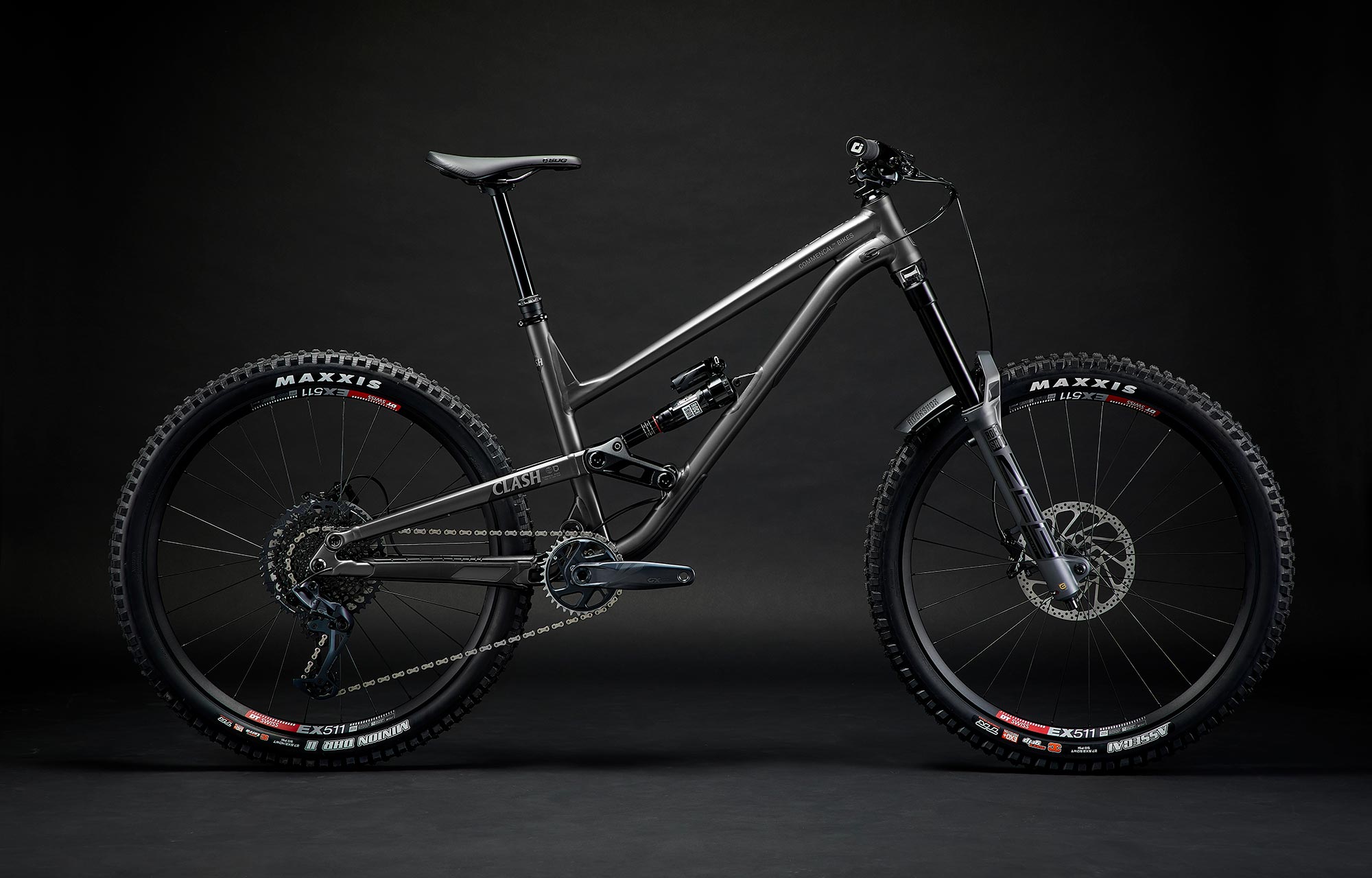 COMMENCAL CLASH RACE DARK SLATE NEW ROCKSHOX image number null