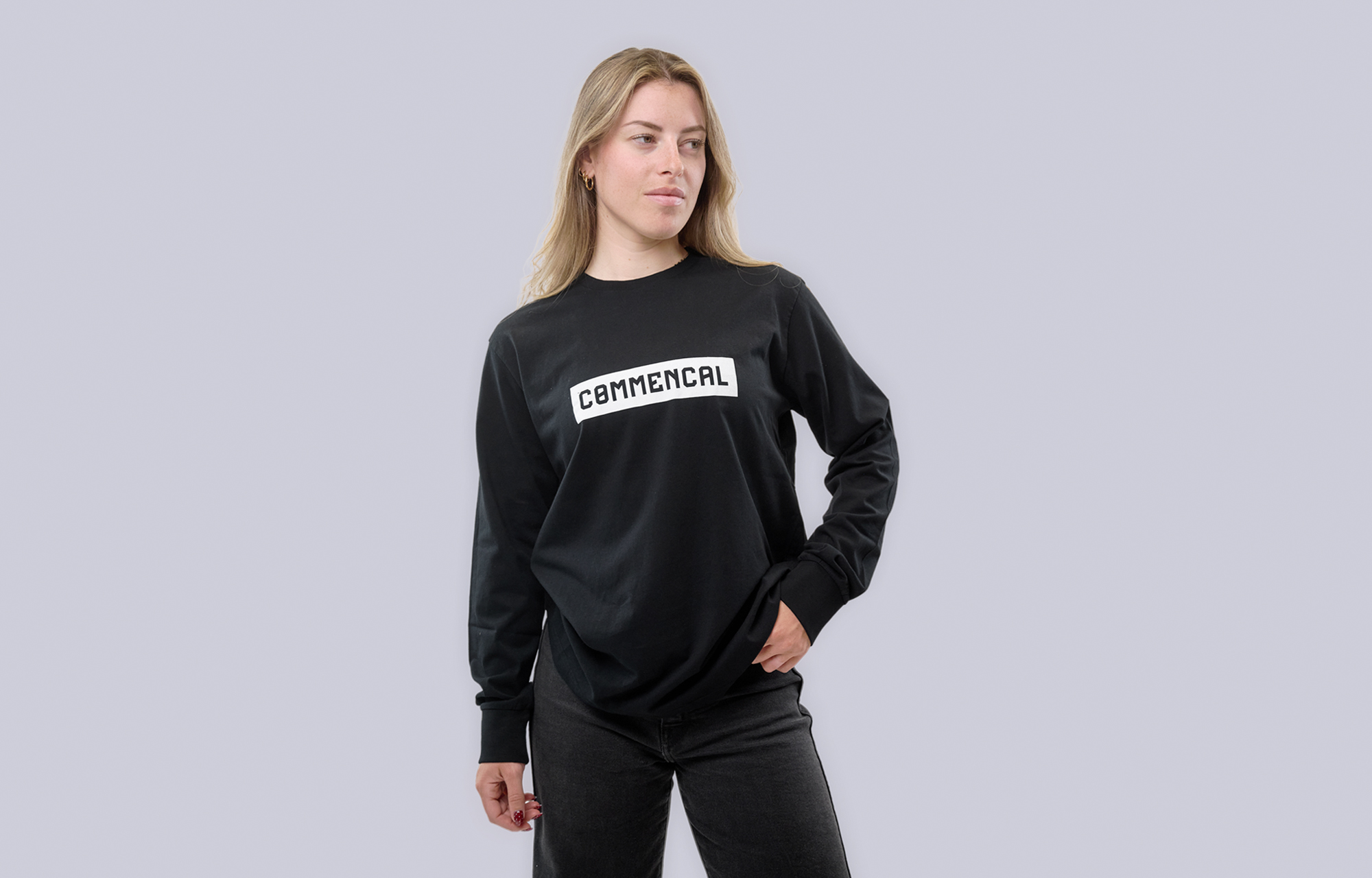 T-SHIRT COMMENCAL  MANICHE LUNGHE CORPORATE BLACK image number 1