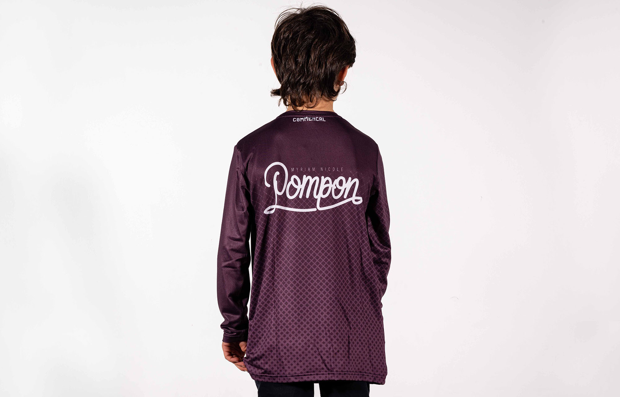 COMMENCAL KIDS POMPON JERSEY PURPLE image number 0