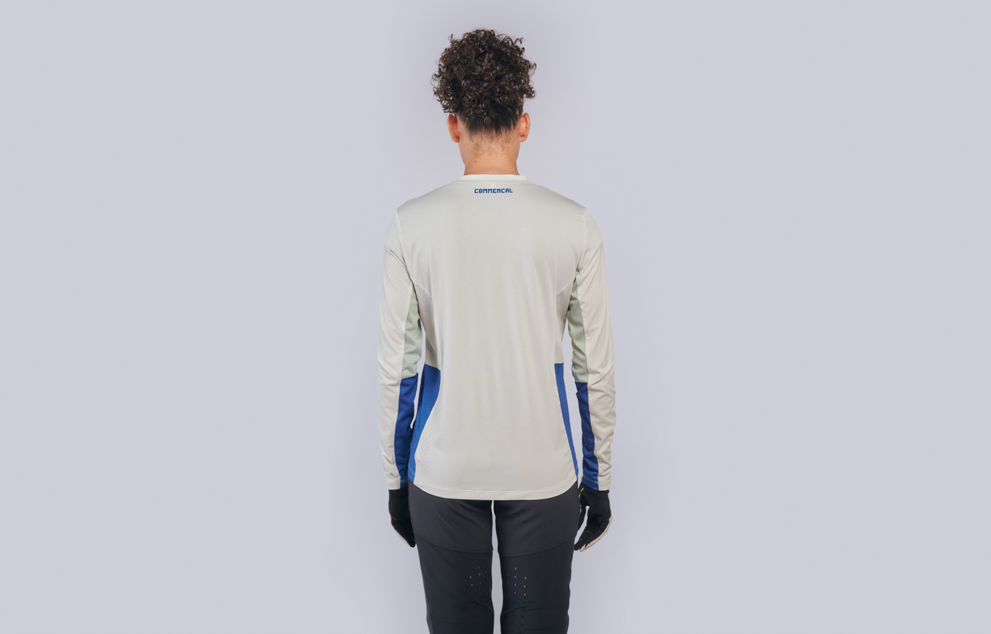 COMMENCAL WOMEN LIGHTECH LONG SLEEVE JERSEY STRONG WHITE image number 0