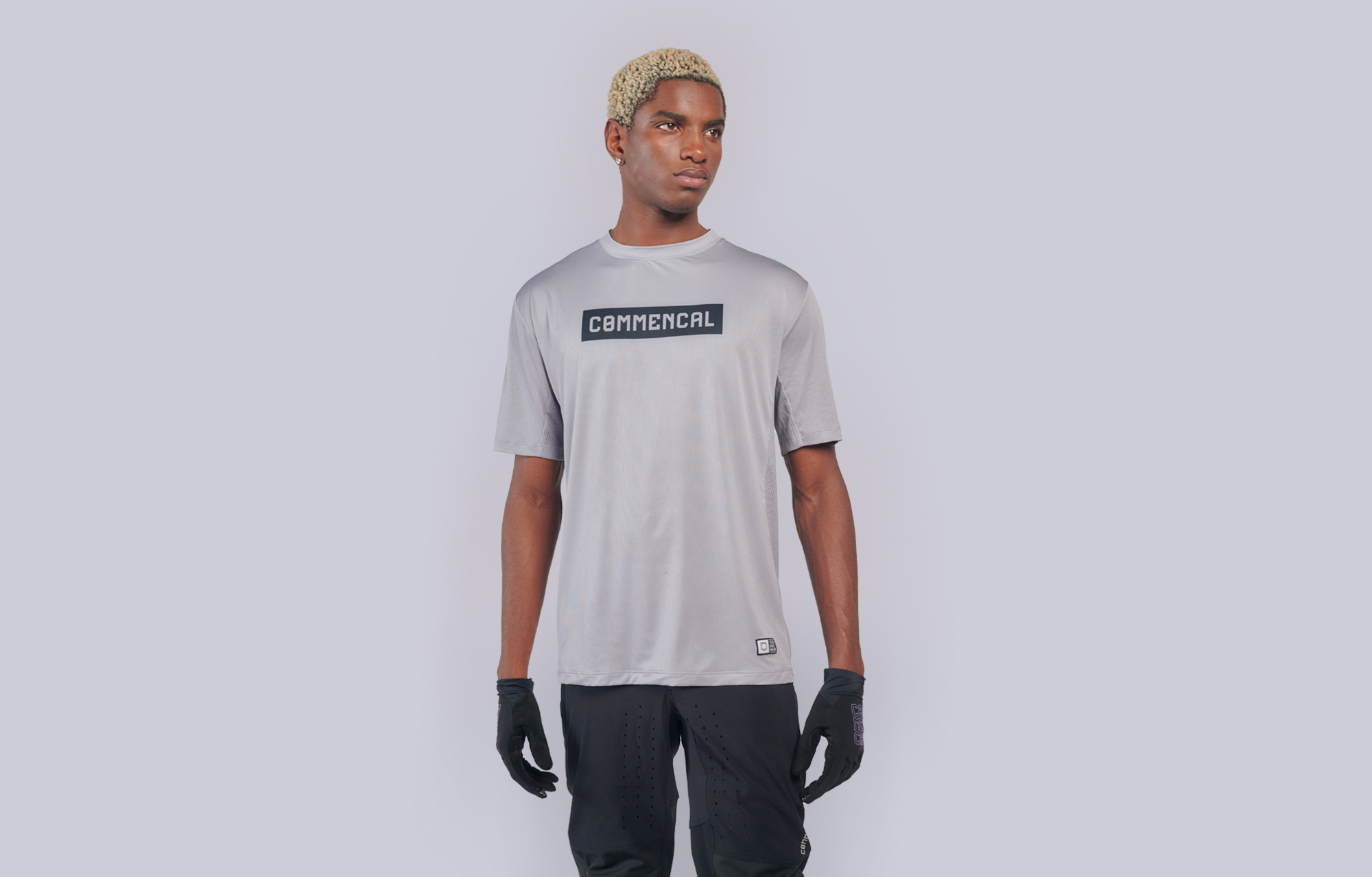 COMMENCAL LIGHTECH CORPORATE JERSEY SHORT SLEEVE GREY image number 0