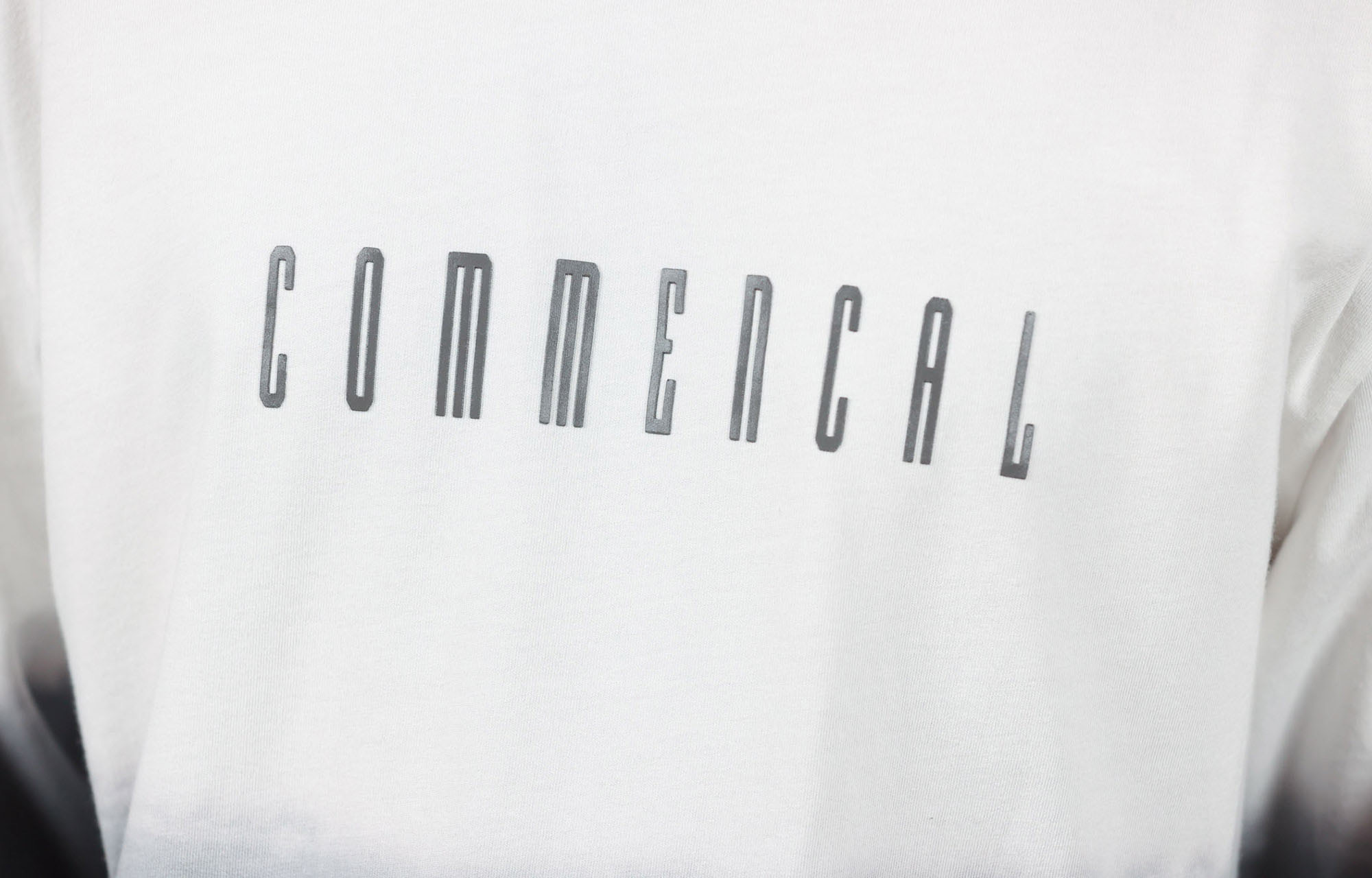 COMMENCAL BLEACHED LONG SLEEVE T-SHIRT GREY image number 1