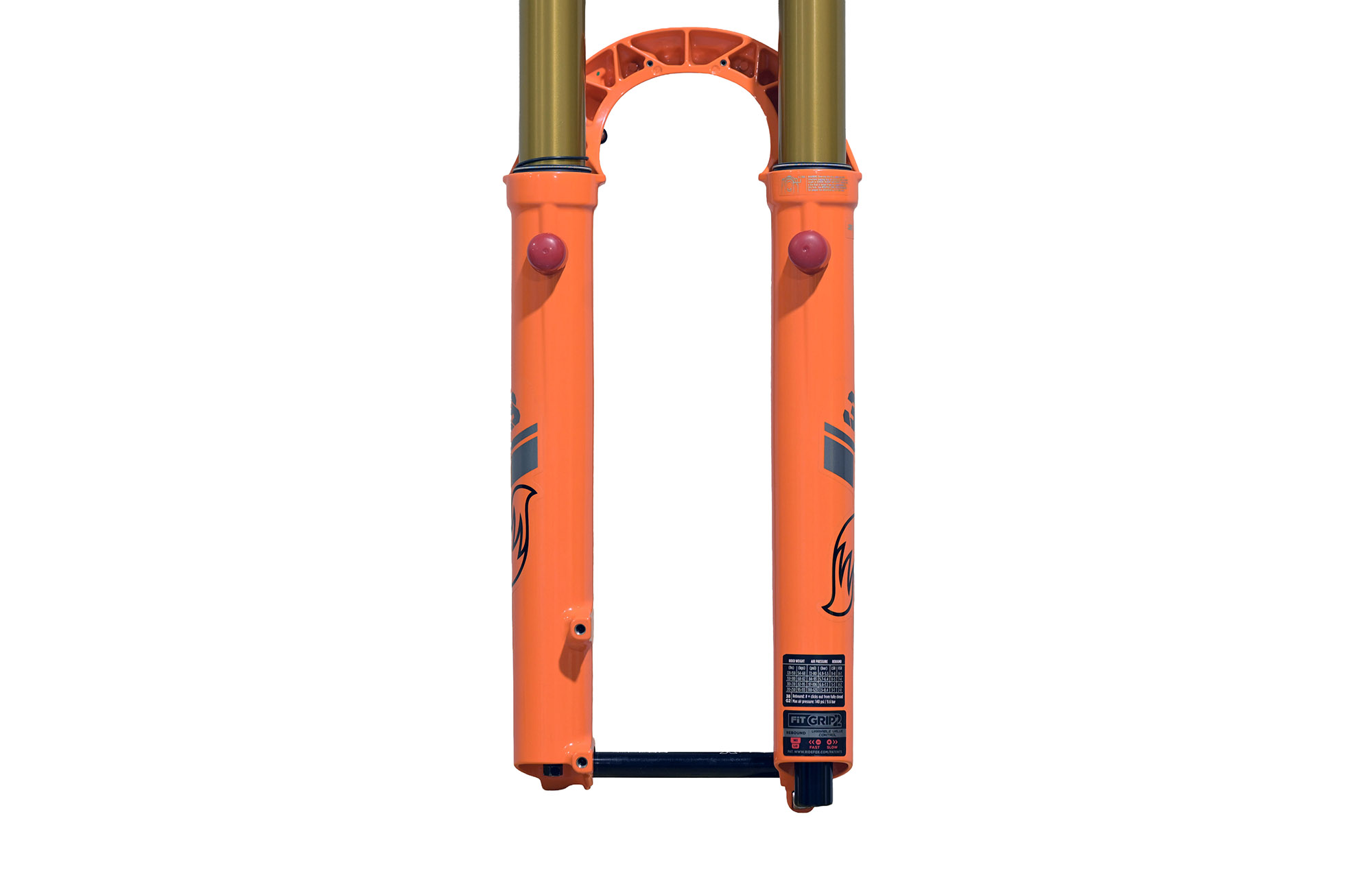 FOX 38 FLOAT FACTORY KASHIMA GRIP 2 170MM 29" ORANGE - (22500011) image cover number large 2