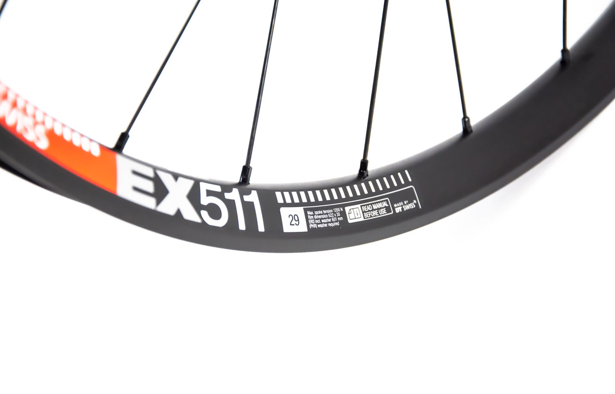 DT SWISS EX 511-350 15 X 110 29" FRONT WHEEL image number null
