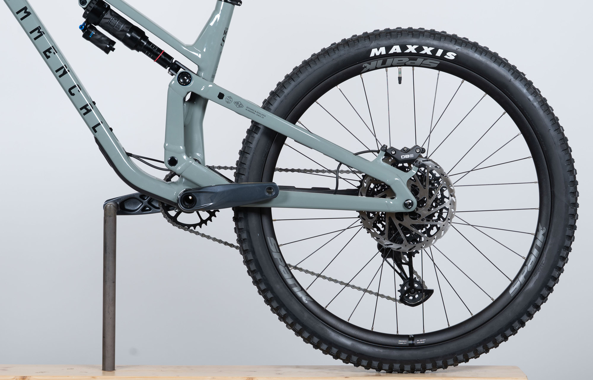 COMMENCAL META SX V5 RIDE PYRITE GREY - M (23131402) image large number 4