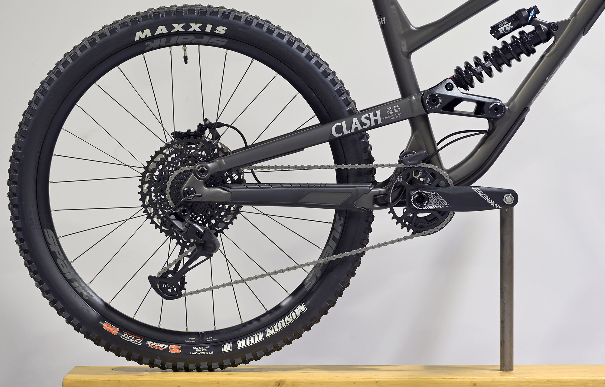 COMMENCAL CLASH RIDE FOX DARK SLATE - L (24136203) image cover number large 0