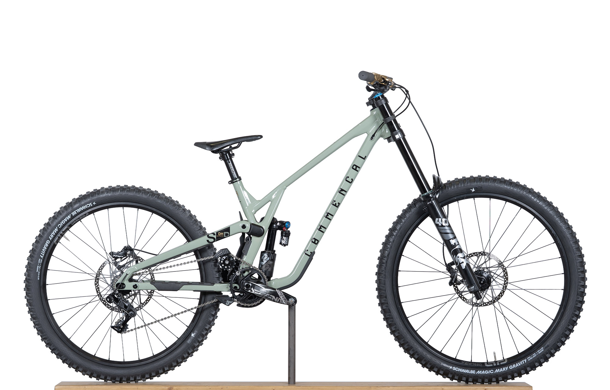 COMMENCAL SUPREME DH V5 ESSENTIAL HERITAGE GREEN - M (22150802) image number null