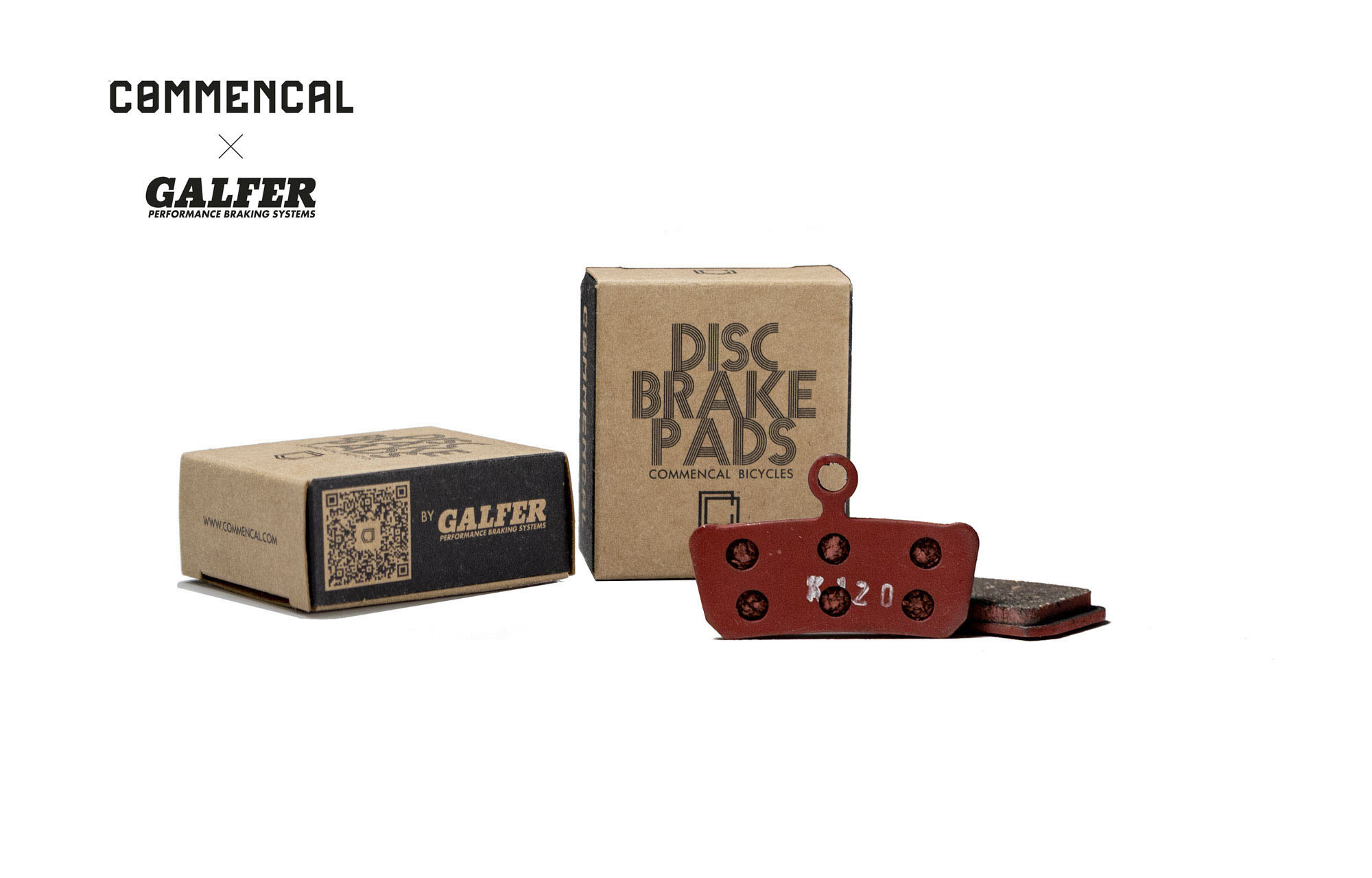 GALFER X COMMENCAL PRO BRAKE PADS - SRAM GUIDE / G2 image number null