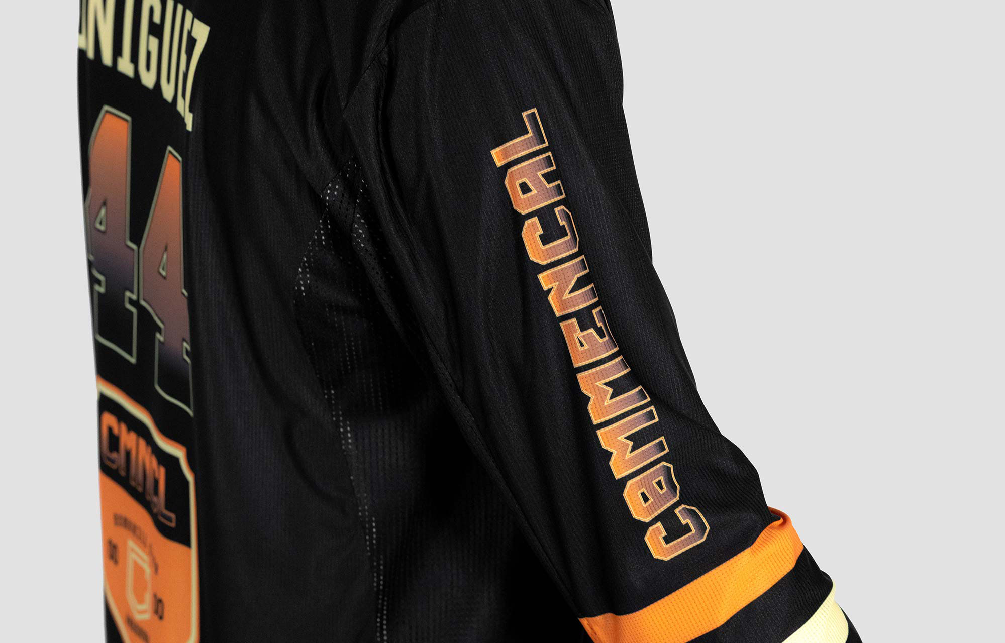 COMMENCAL LIGHTECH DH CLUB LONG SLEEVE JERSEY BLACK image number 2