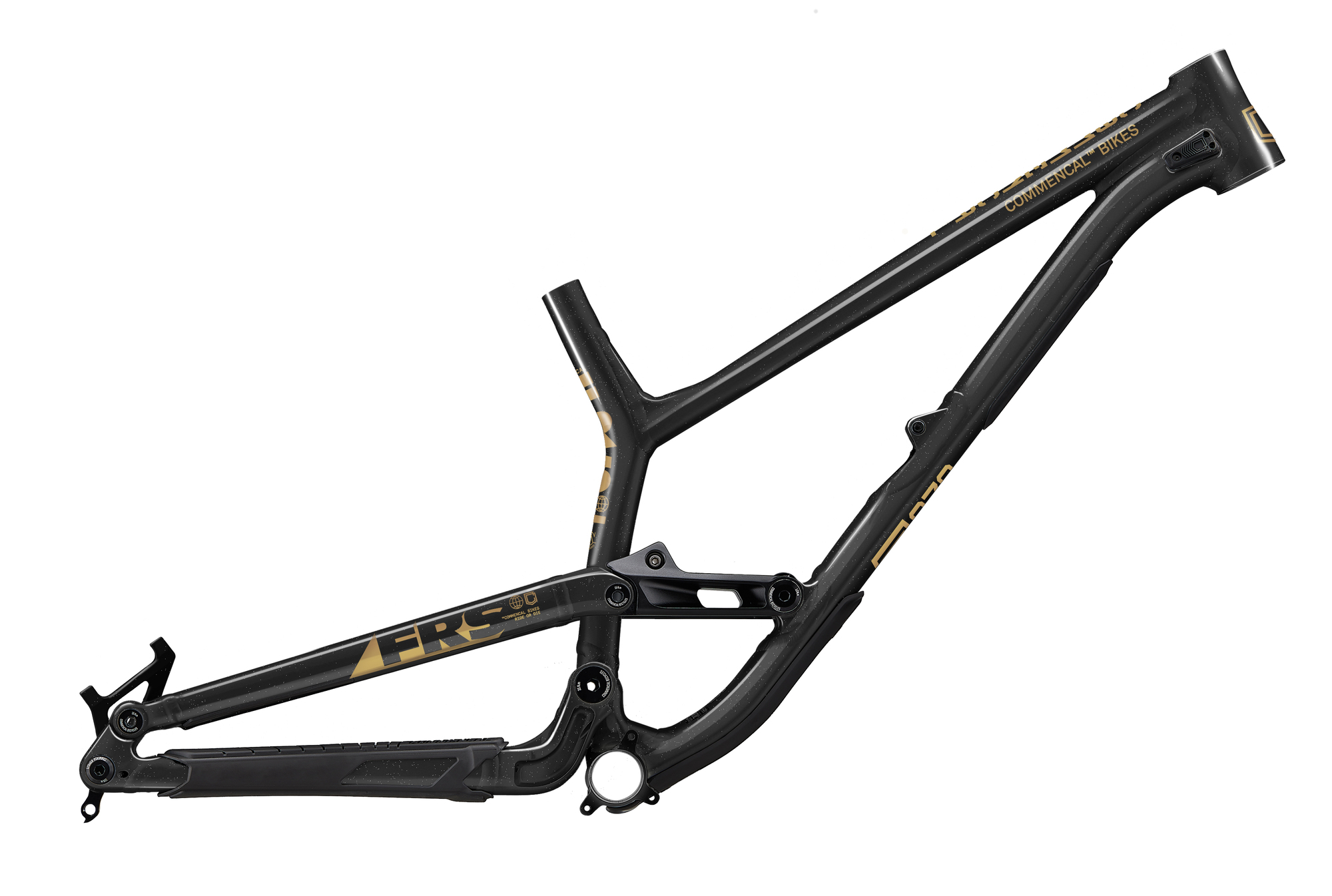 RAHMEN COMMENCAL FRS GLITTERY BLACK image number null