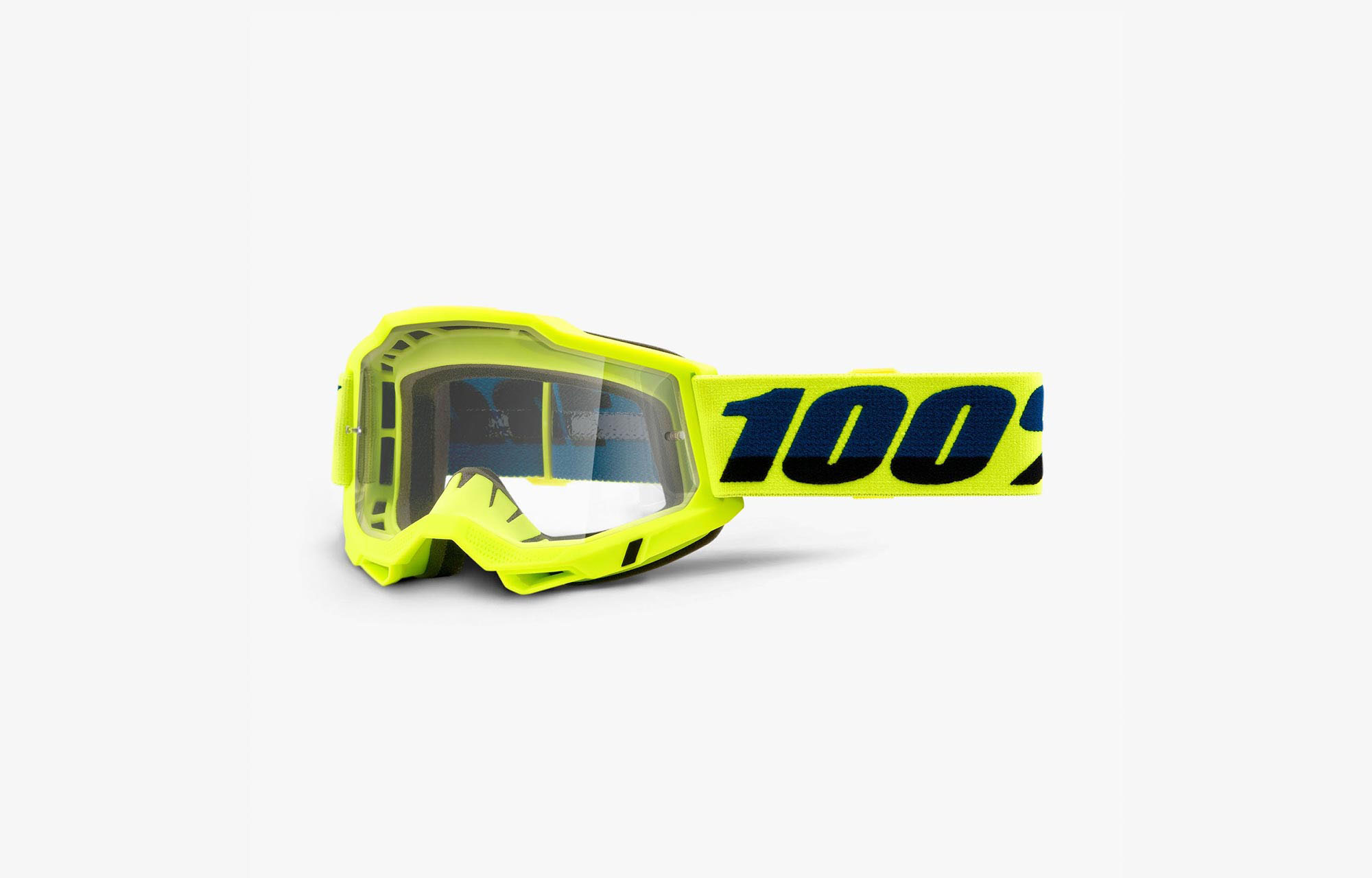 100% ACCURI YOUTH GOGGLES YELLOW - CLEAR LENS image number 0