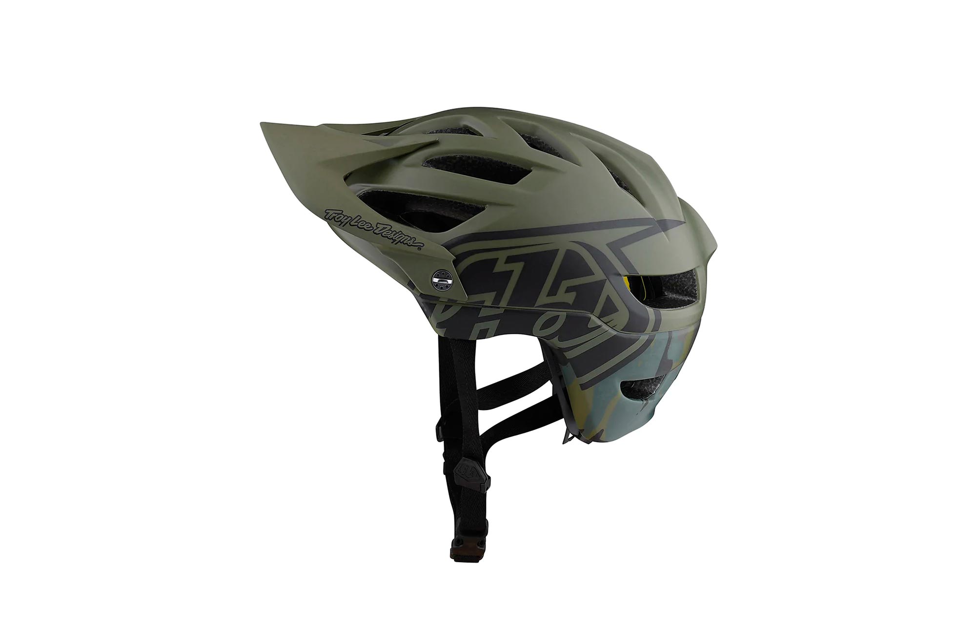 TROY LEE DESIGNS KIDS A1 AS MIPS HELMET - CAMO ARMY image number 0