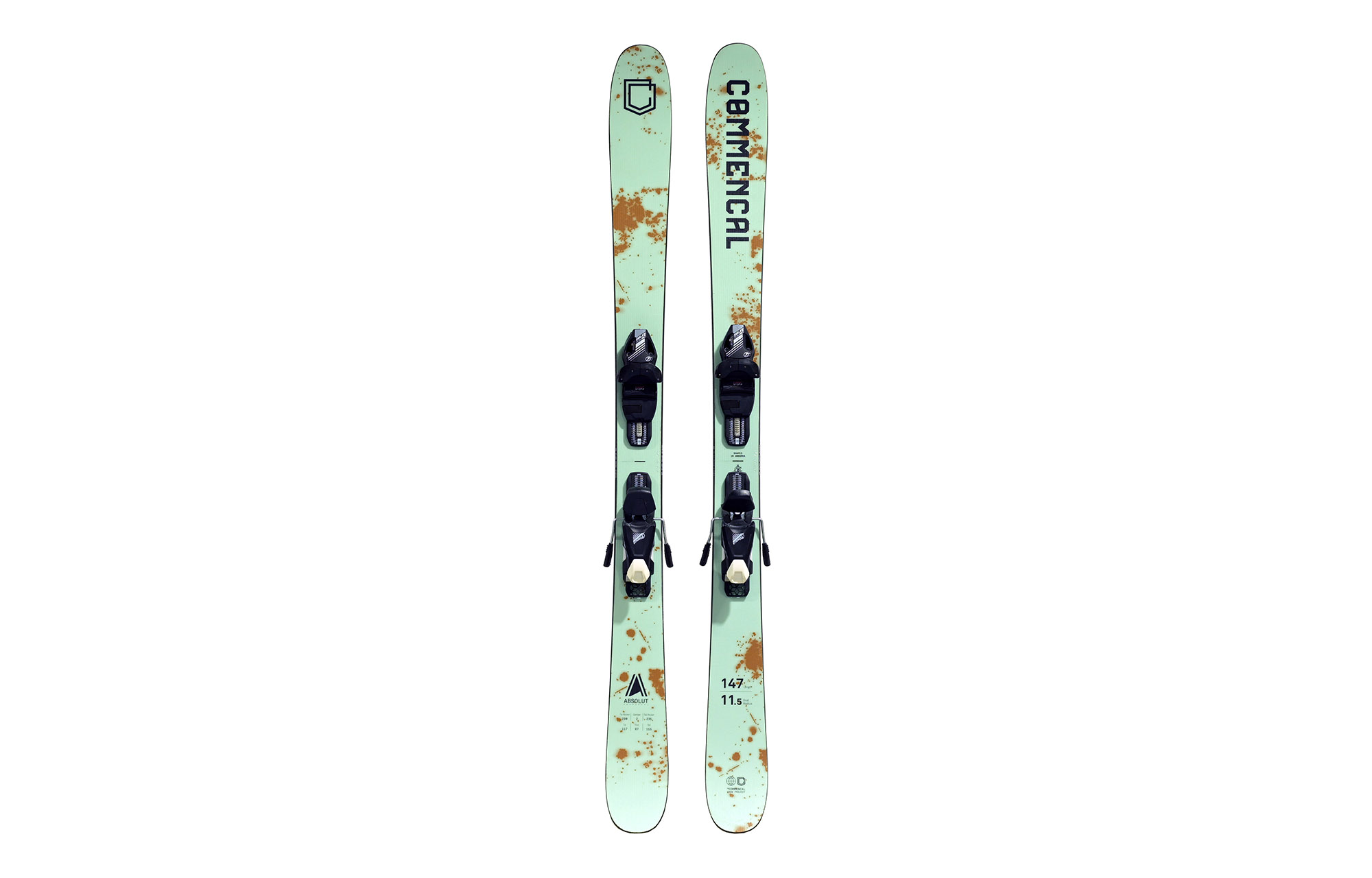 SKIS COMMENCAL ABSOLUT KIDS FS/FR 147 / FIX TYROLIA SLR 7,5 GW AC (23440005) image cover number 0