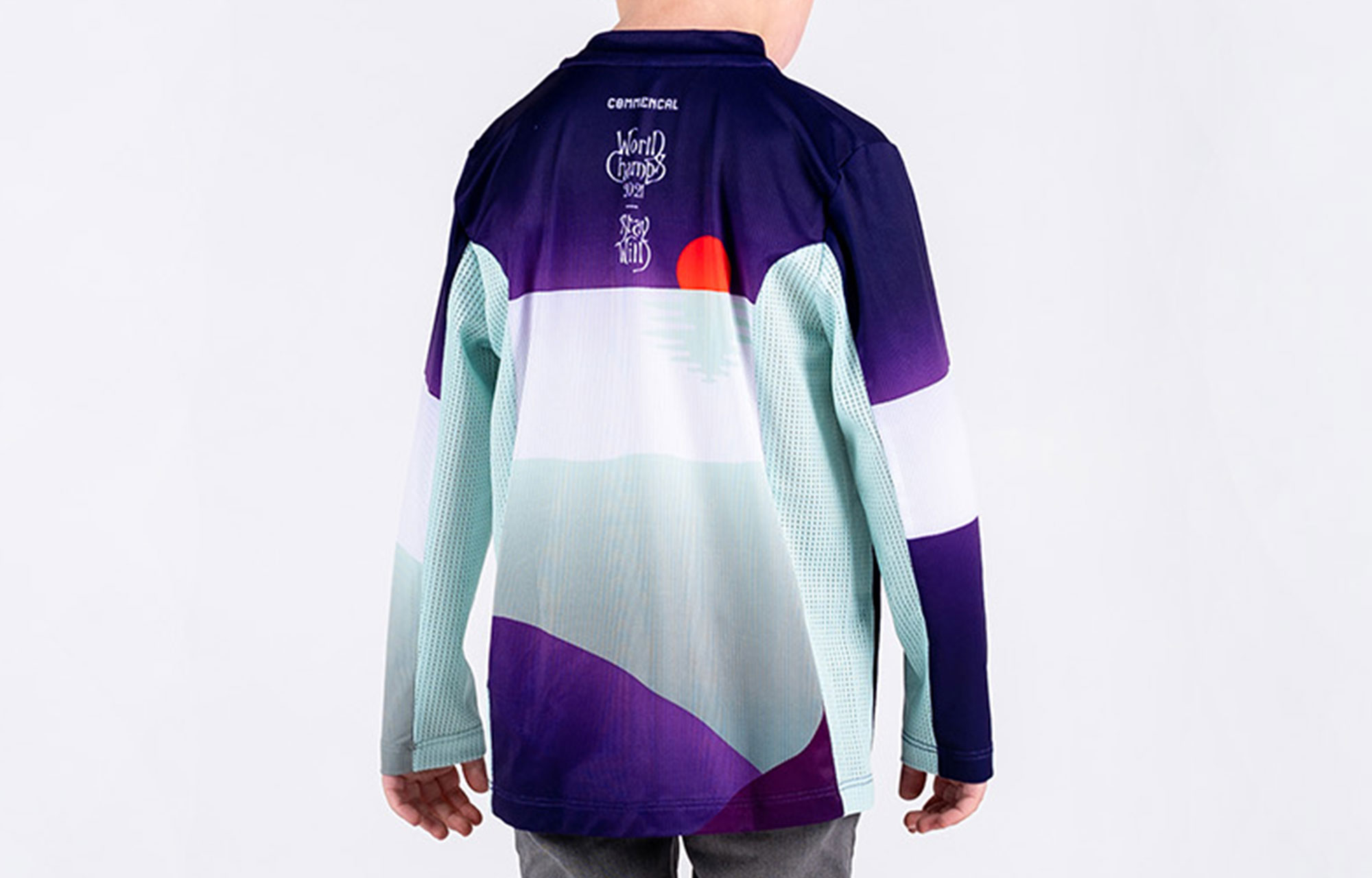 COMMENCAL KIDS LIGHTECH RACE LONG SLEEVE JERSEY MAGIC MIMI image number 0