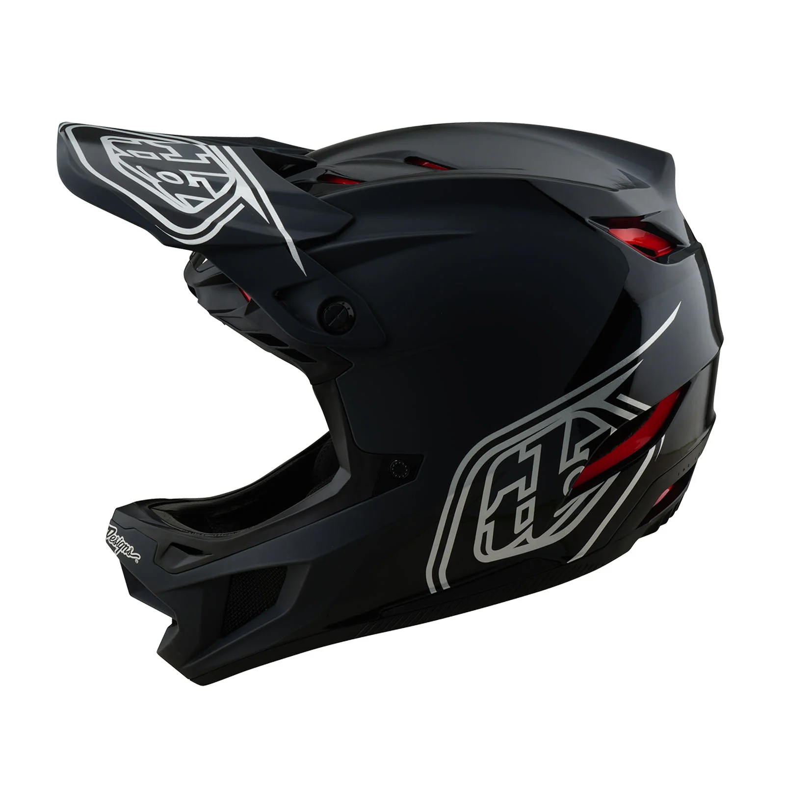CASCO TROY LEE DESIGNS D4 POLYACRYLITE - SHADOW BLACK image number 0