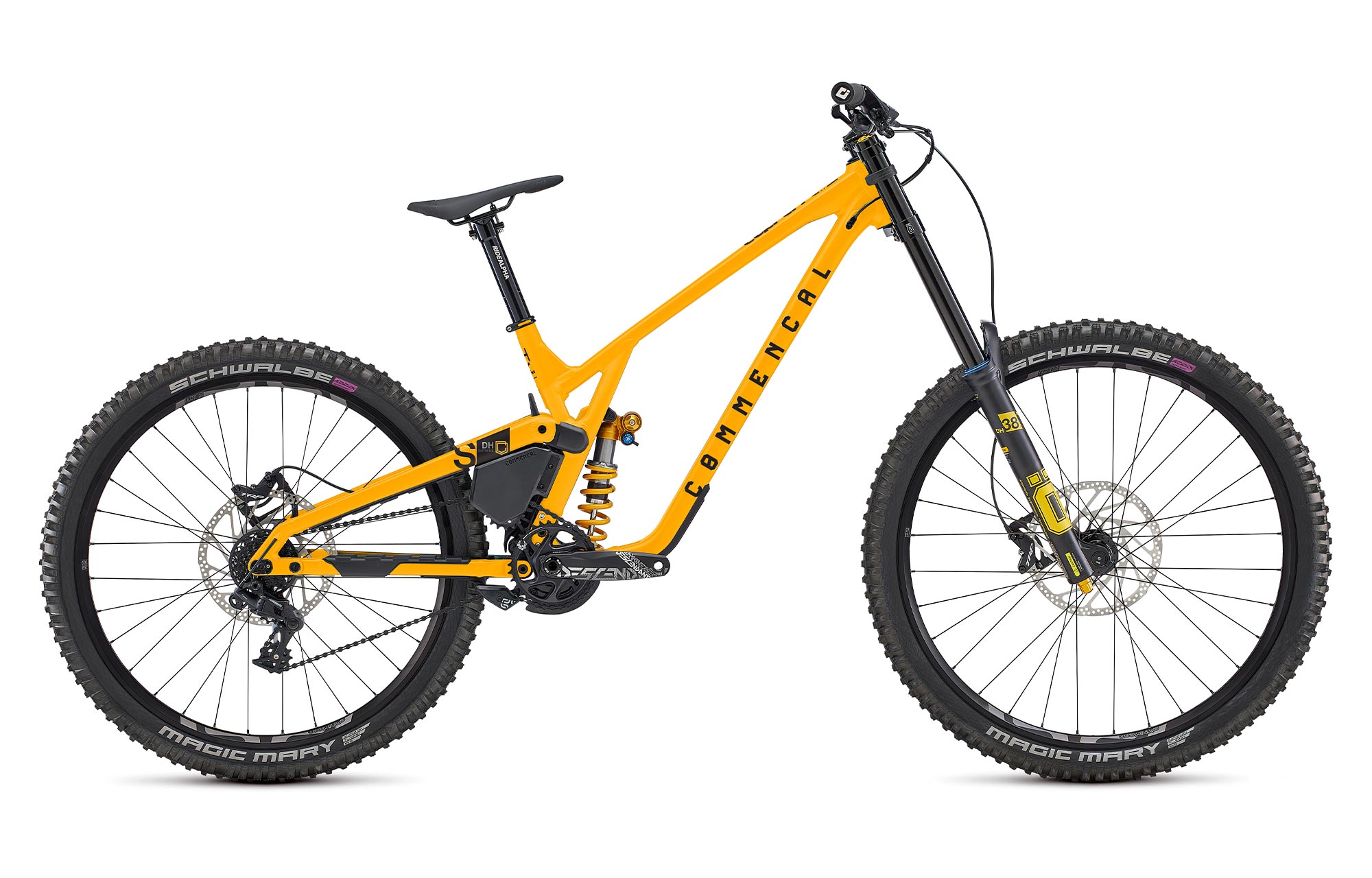 COMMENCAL SUPREME DH V5 OHLINS EDITION OHLINS YELLOW image number null