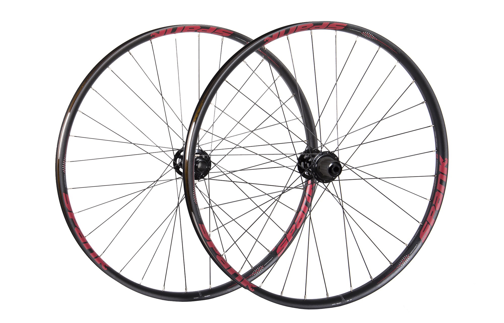 SPANK SPIKE  350 VIBROCORE WHEELSET 29" RED image number null