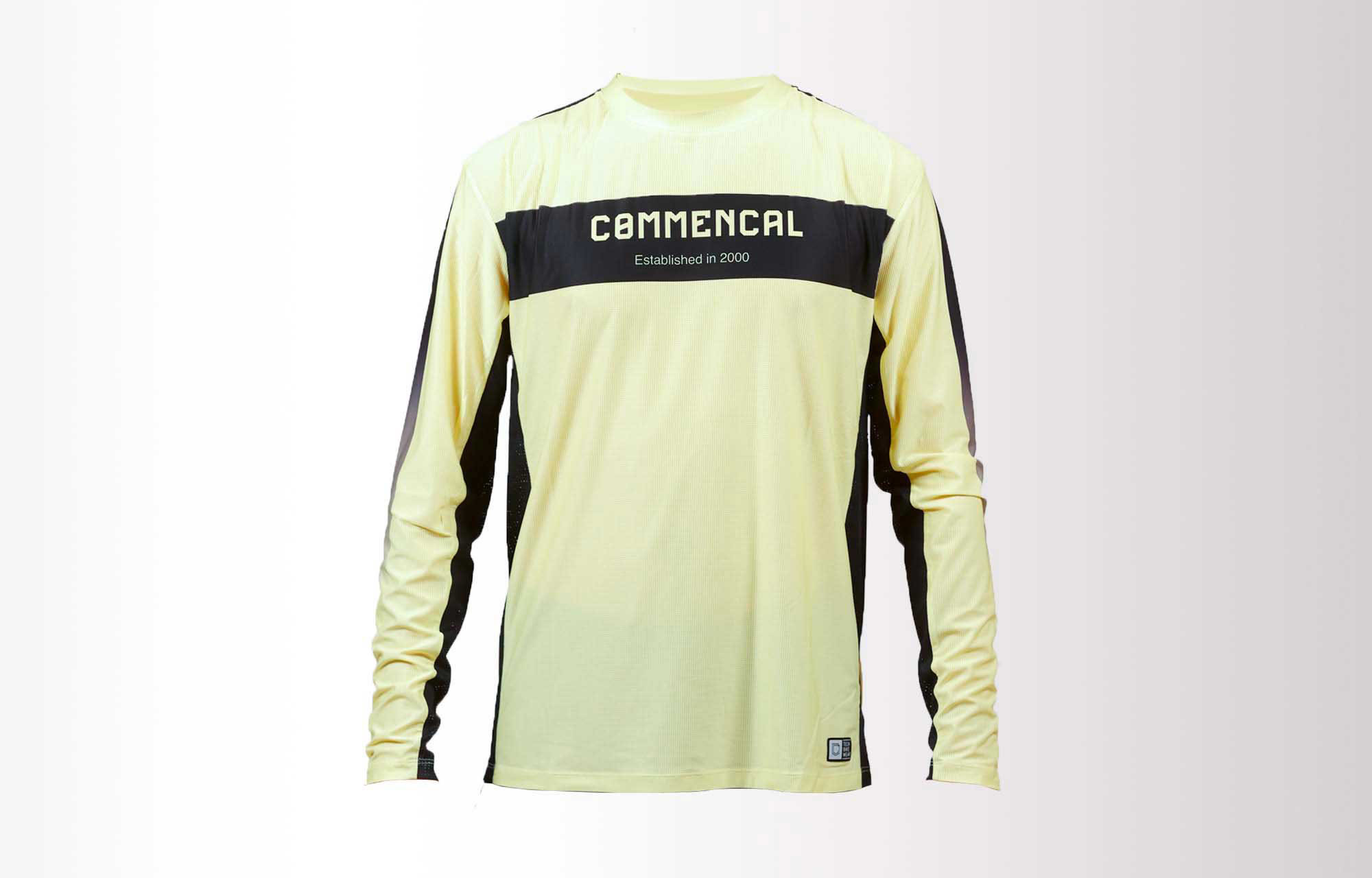 COMMENCAL LIGHTECH RACE LONG SLEEVE JERSEY LIGHT YELLOW image number 0