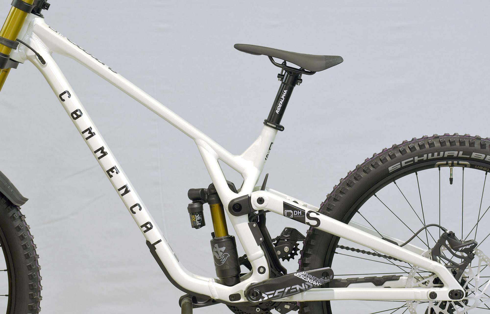 COMMENCAL SUPREME DH V5 SIGNATURE CLEAR SILVER - L (23151303) image number null