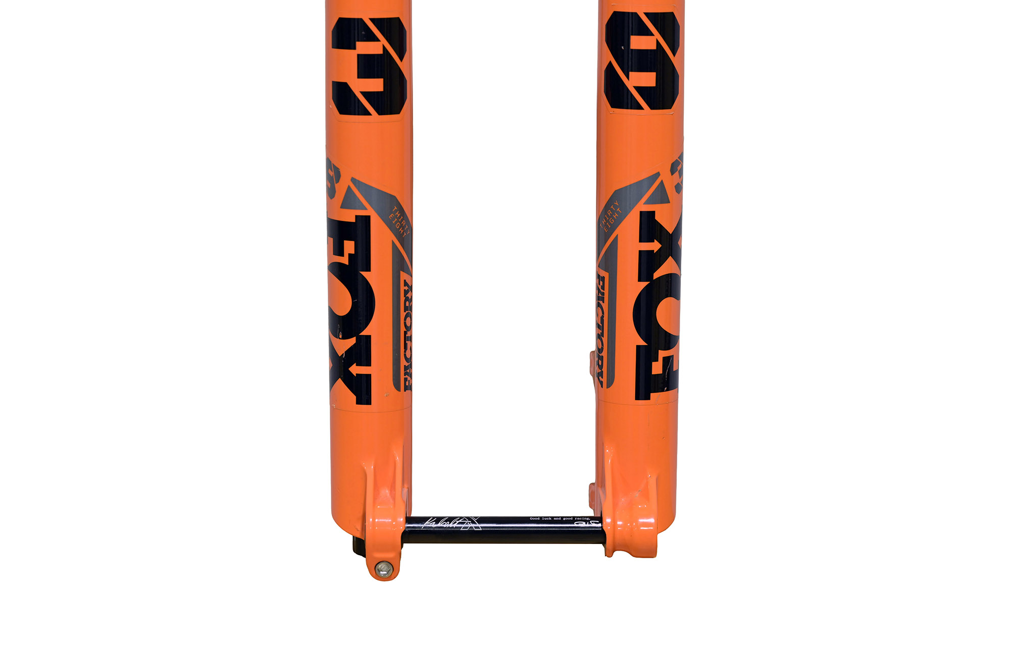 FOX 38 FLOAT FACTORY KASHIMA GRIP 2 170MM 29" ORANGE - (22500011) image cover number large 0