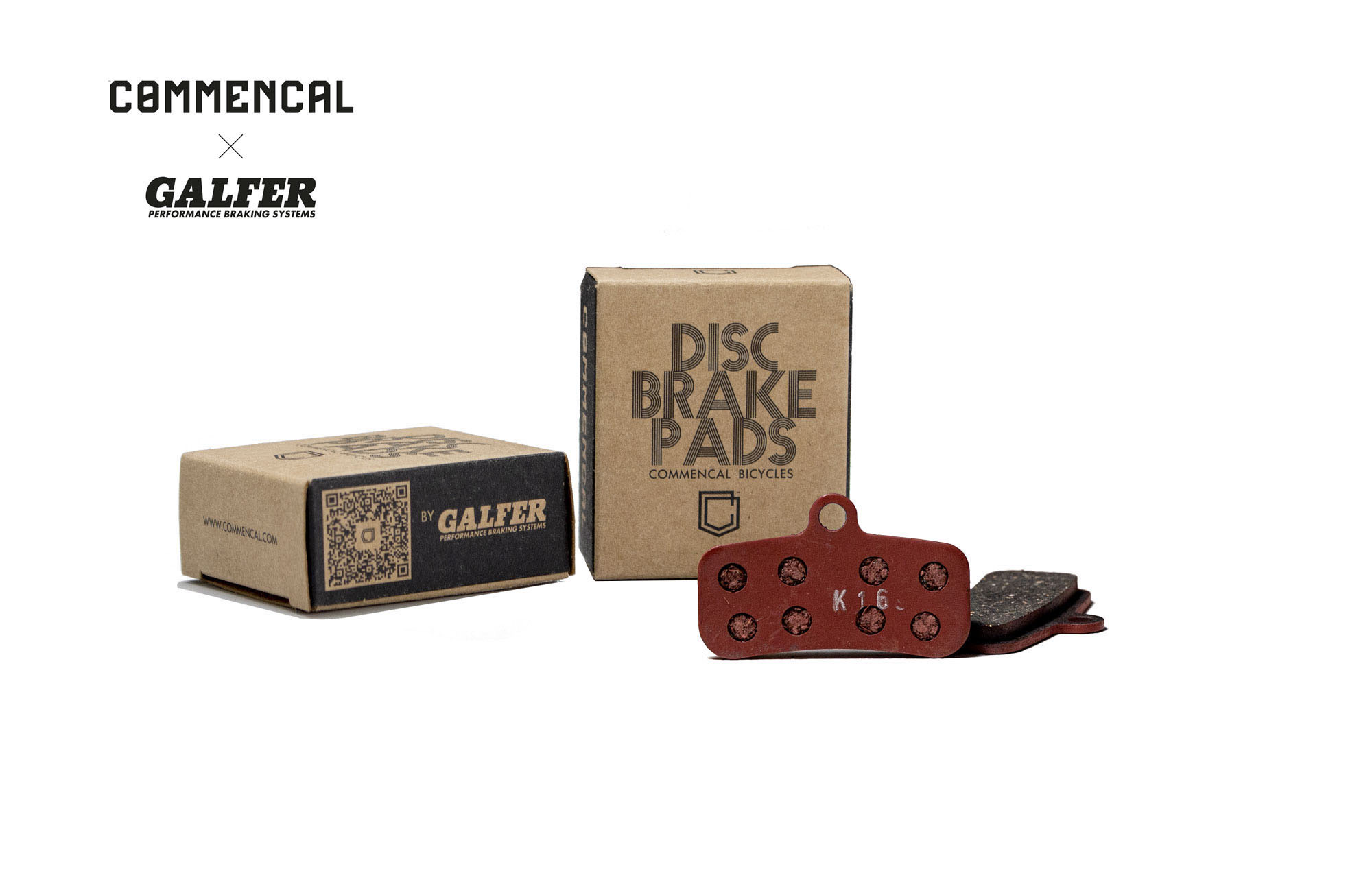 GALFER X COMMENCAL PRO BRAKE PADS : SHIM SAINT, XT M8120,TRP DH-R EVO image number null