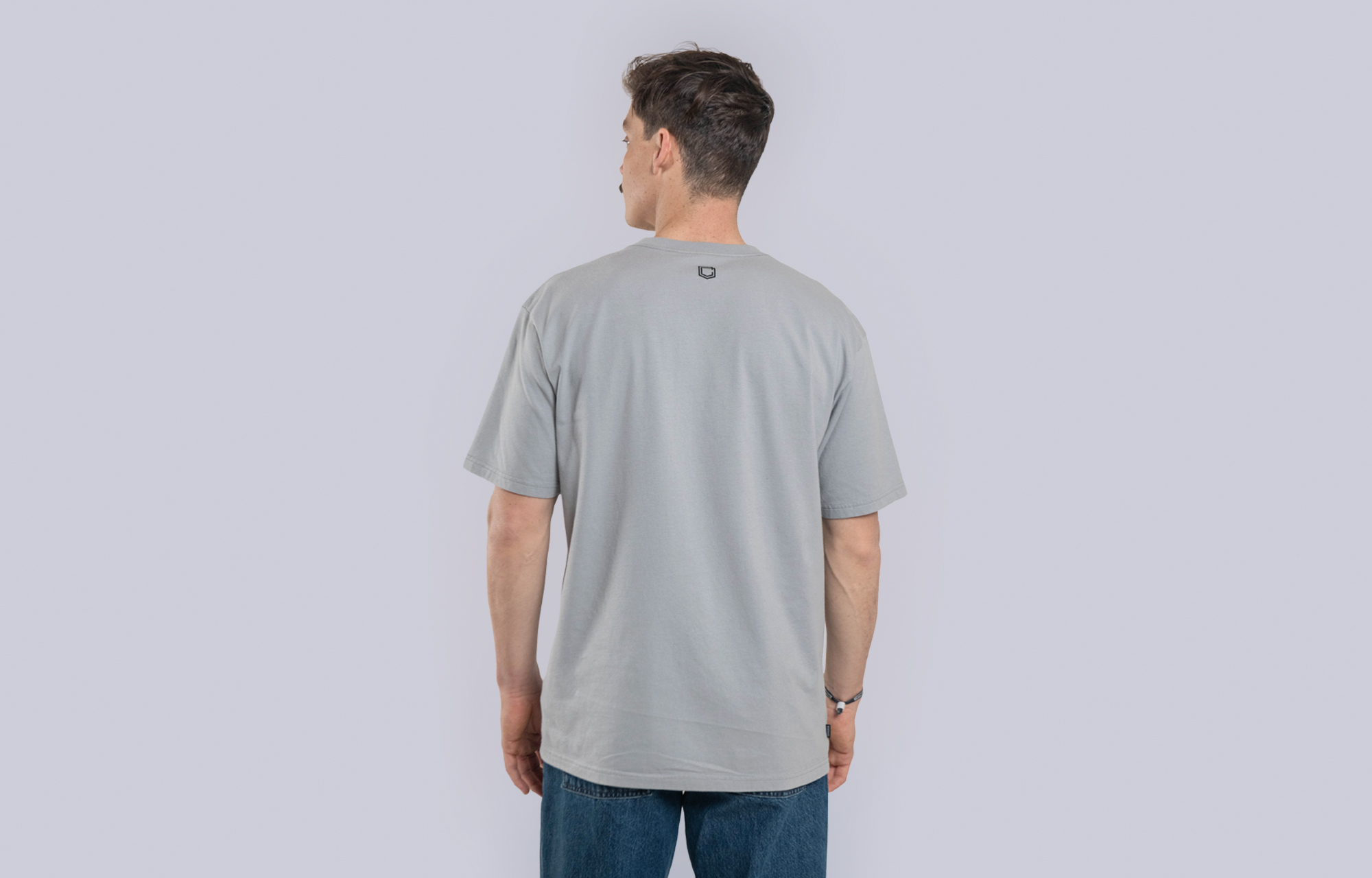 T-SHIRT COMMENCAL REGULAR FIT CORPORATE LIGHT GREY image number 0