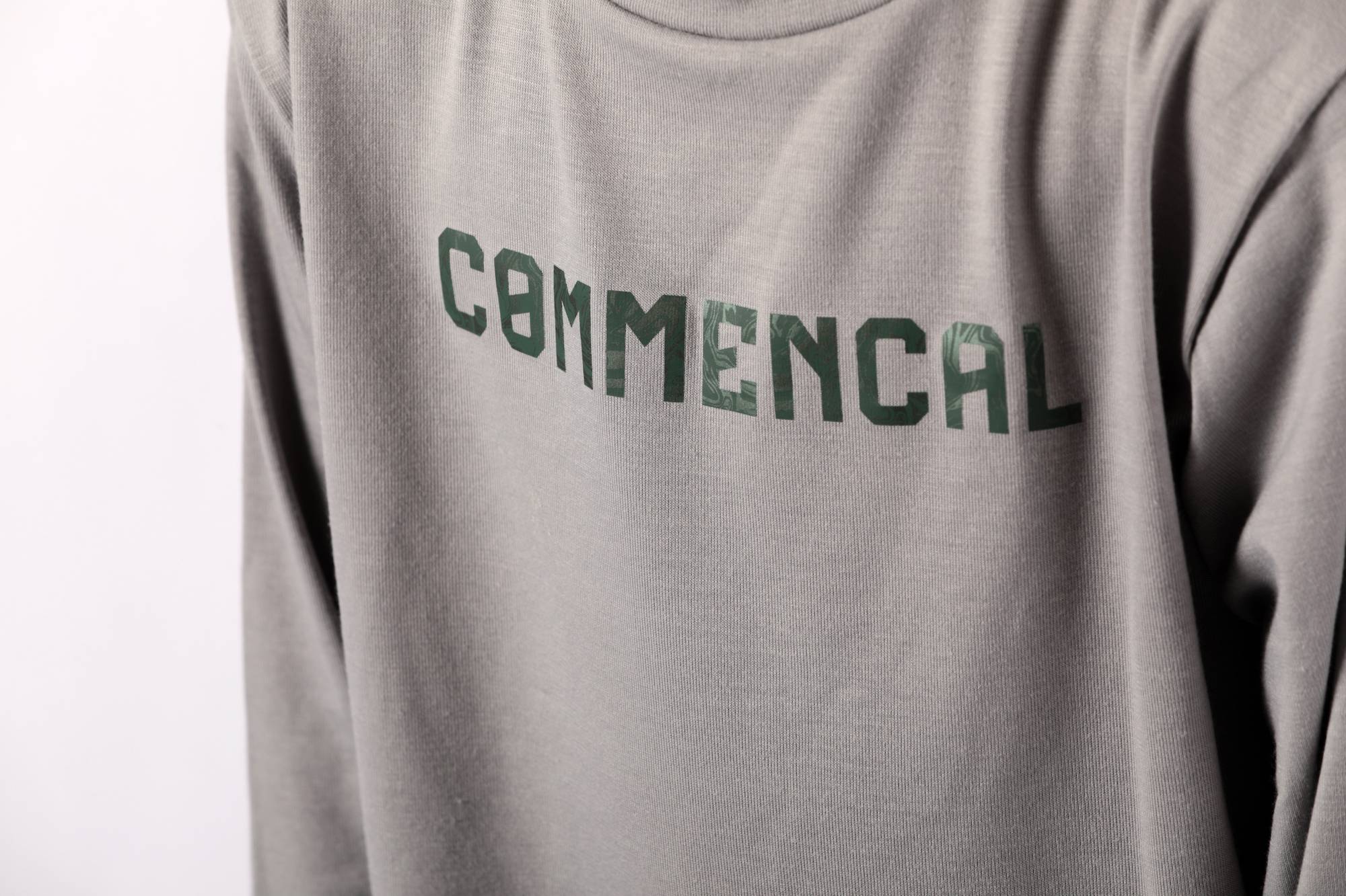 COMMENCAL KIDS LONG SLEEVE TECH-TEE GREY image number 2
